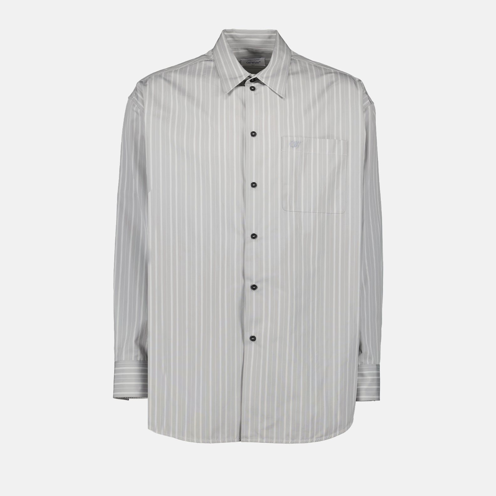 Striped Shirt with Breast Pockets - Xs Striped Shirt with Breast Pockets - Xs
