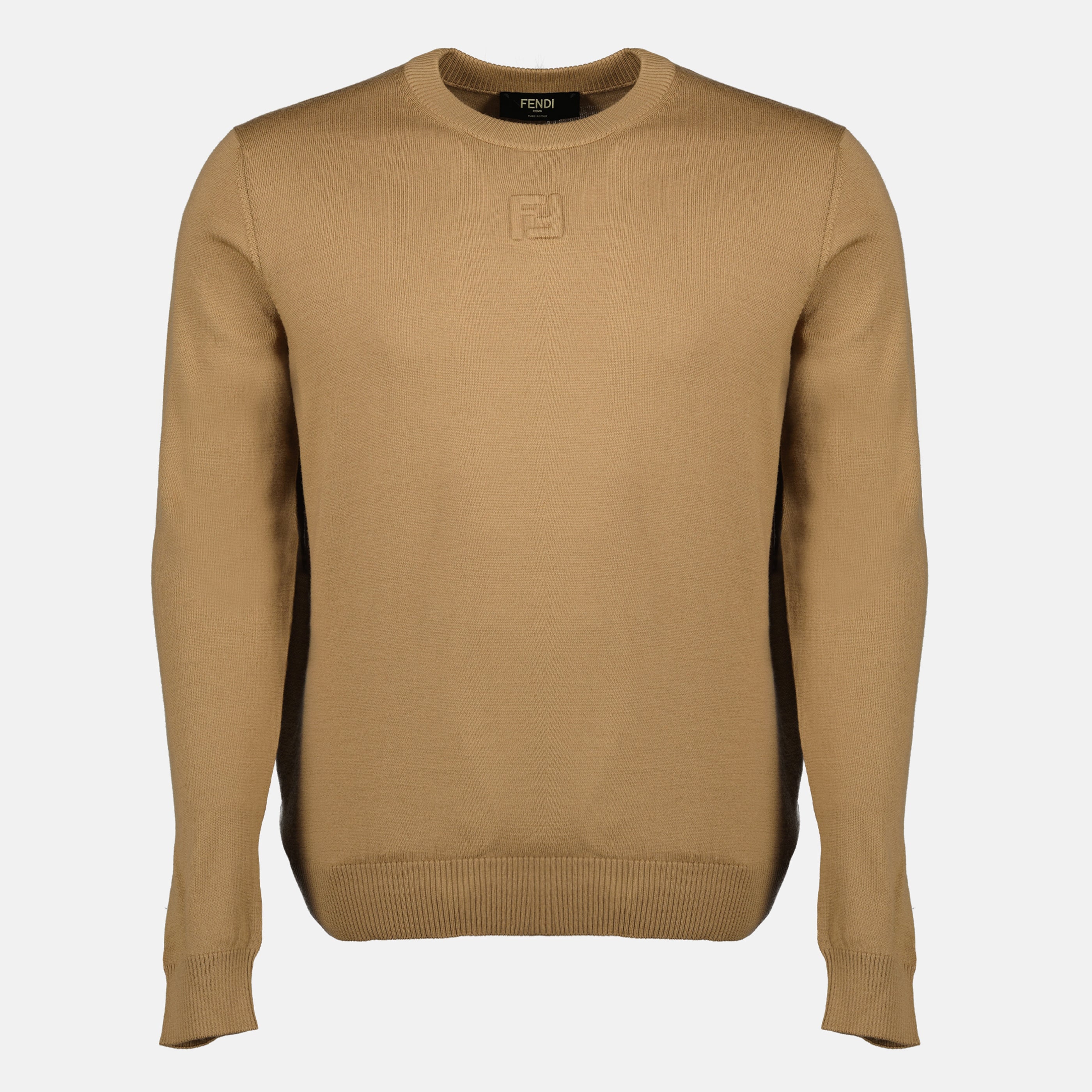 フェンディ FENDI ウール タートルネック ニット セーター 42 ブラウン Brown Wool Sweater - Fendi - Men | WE IN STYLE