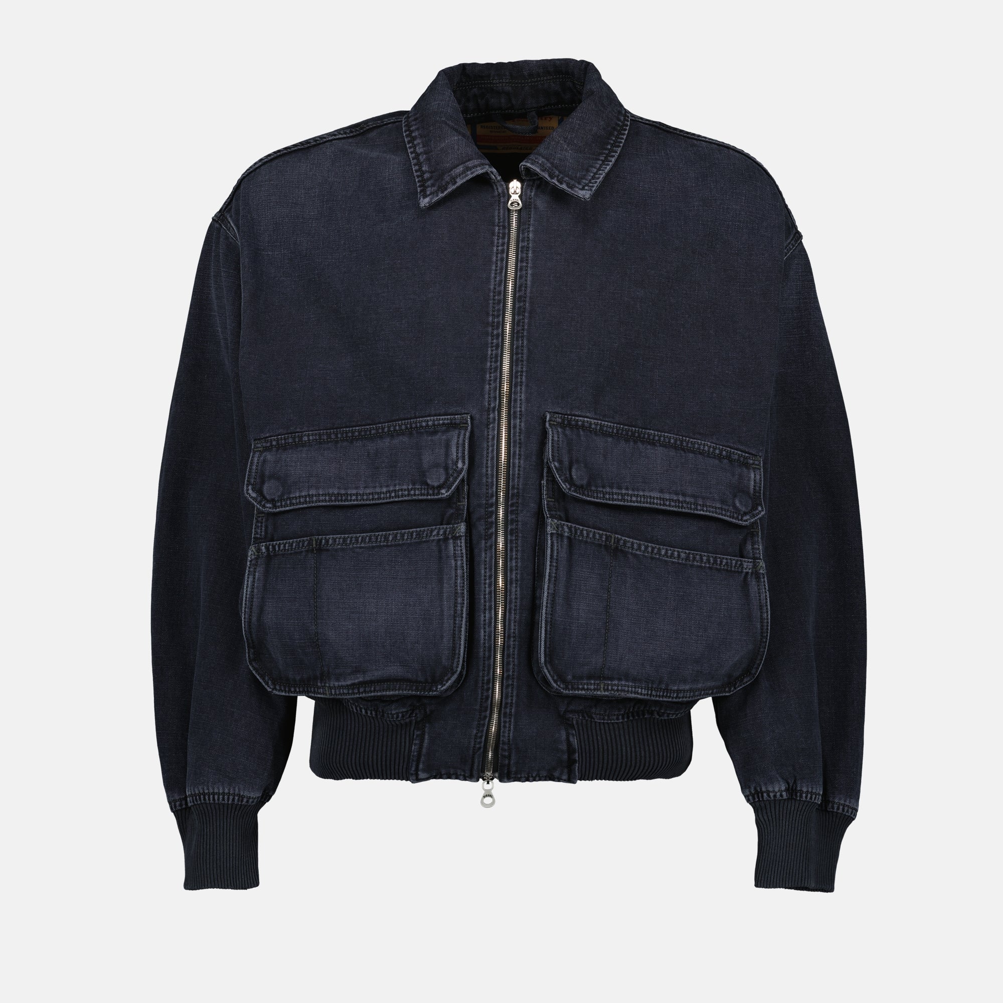 Degrémont BLACK DENIM TULIPE JACKET Degrémont BLACK DENIM TULIPE