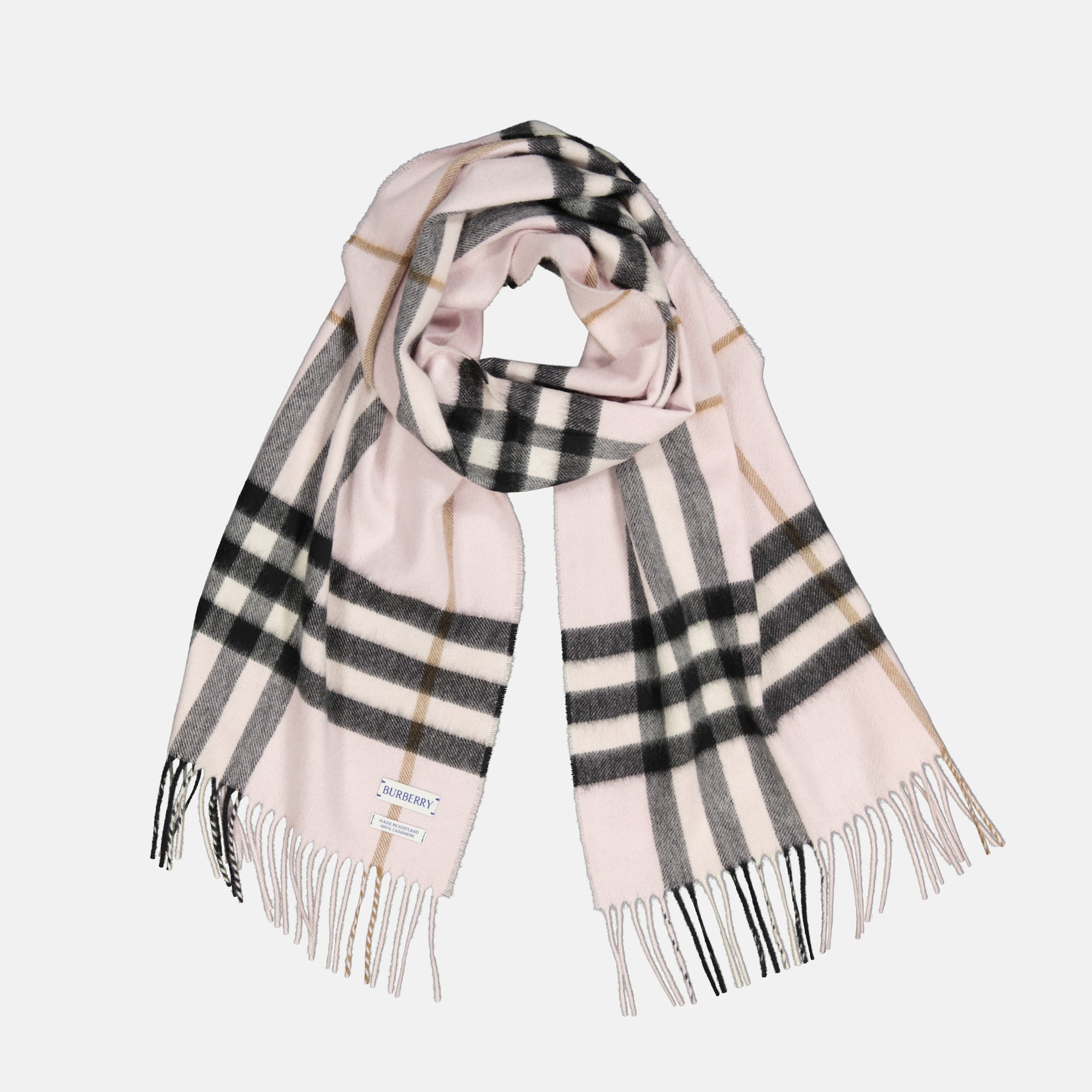 Check Cashmere Scarf Burberry WE IN STYLE