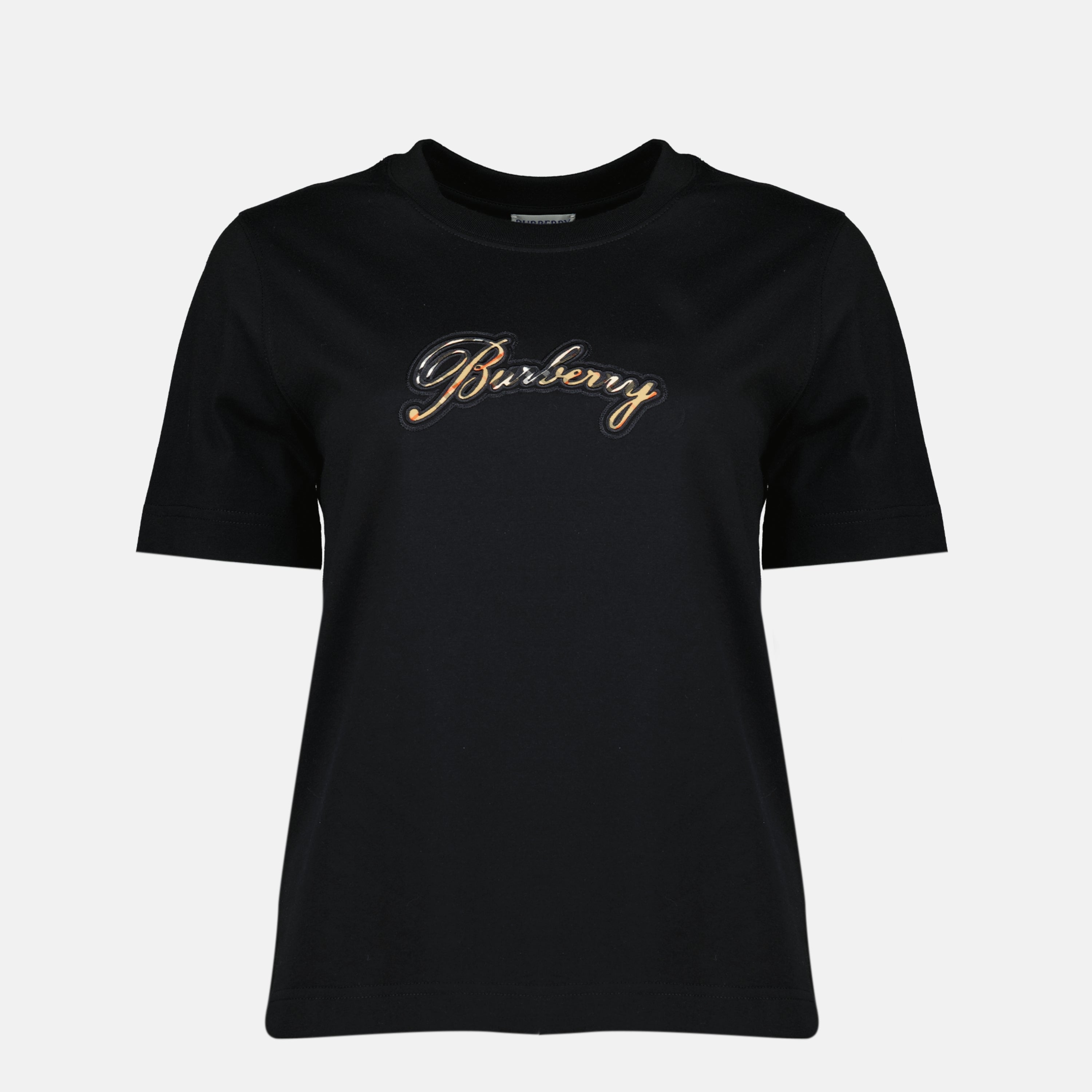 Burberry Check Logo T-Shirt - Women - Women | WE IN STYLE