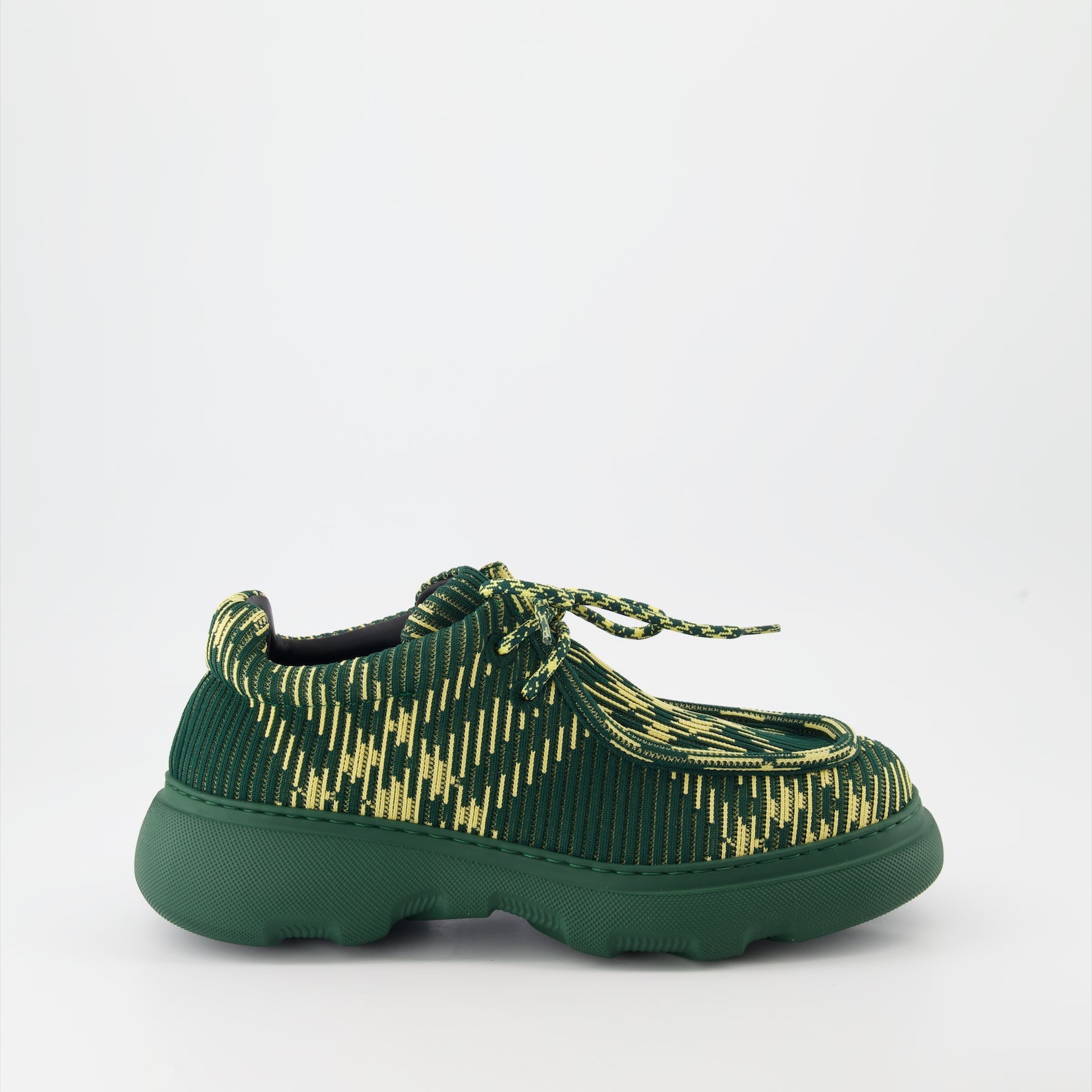 Plaid Wool Dress Shoes - Burberry - Men