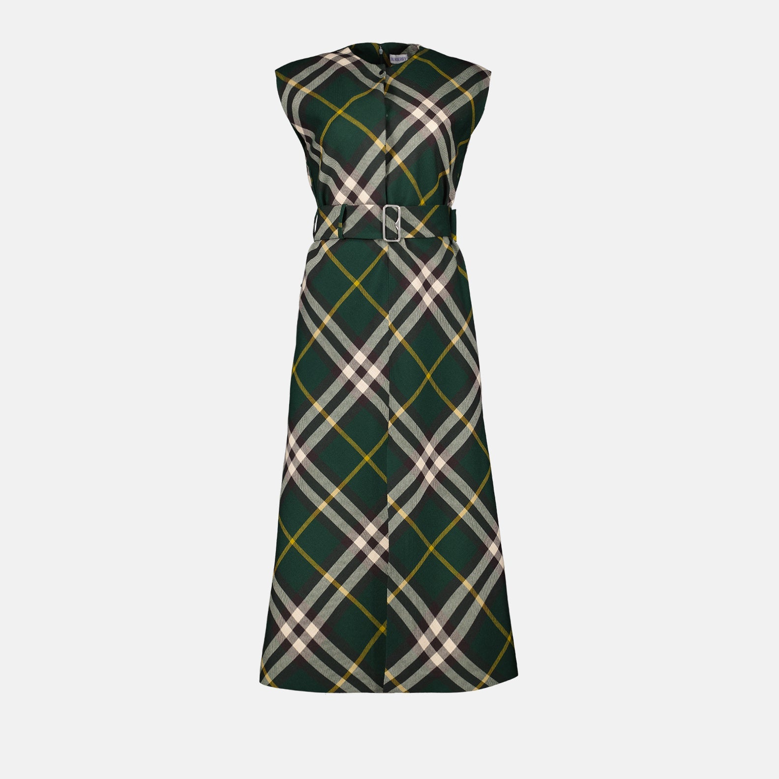 Green check wool dress - Burberry - Women | WE IN STYLE Green check wool dress - Burberry - Women | WE IN STYLE