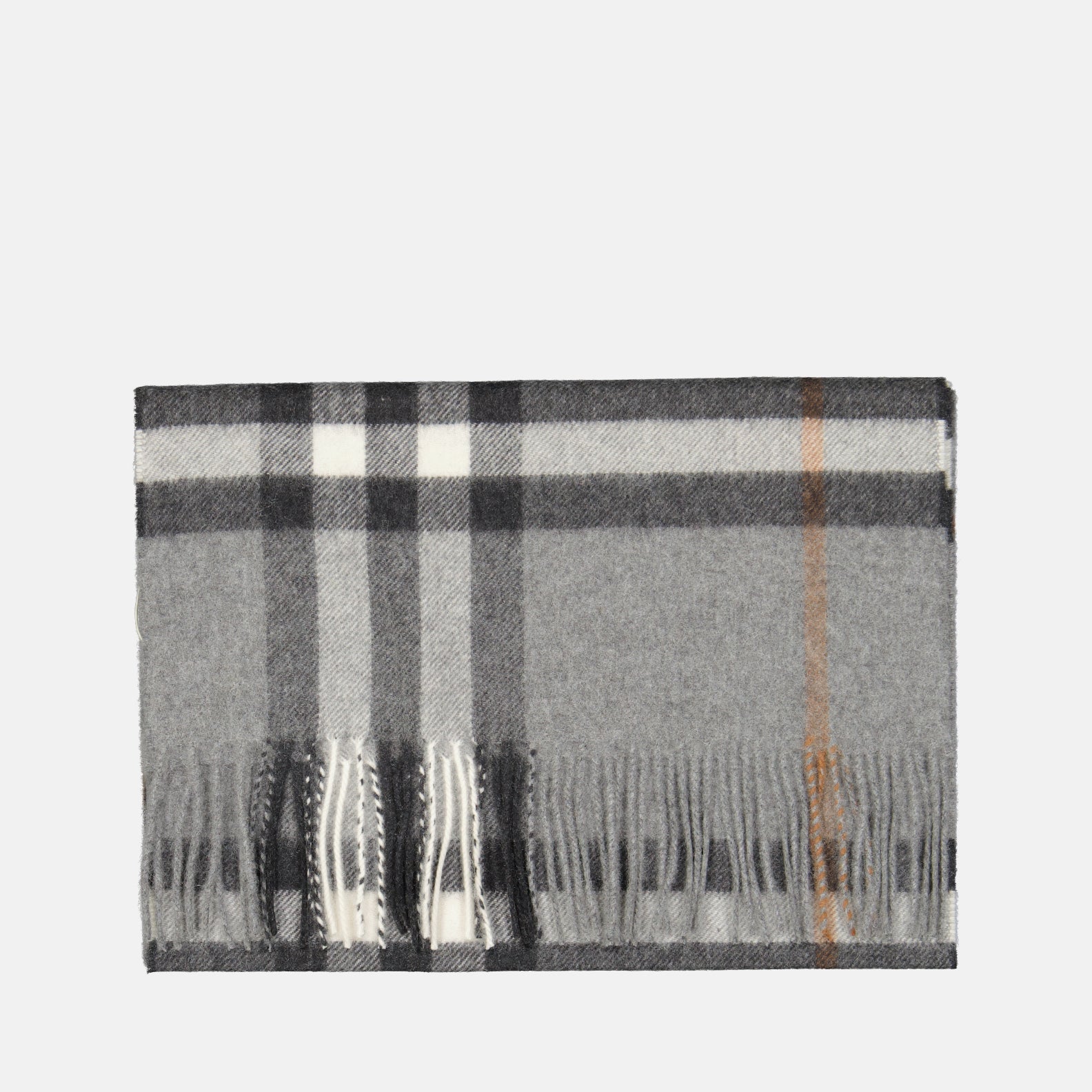 Gray Cashmere Plaid Scarf Burberry Unisex WE IN STYLE