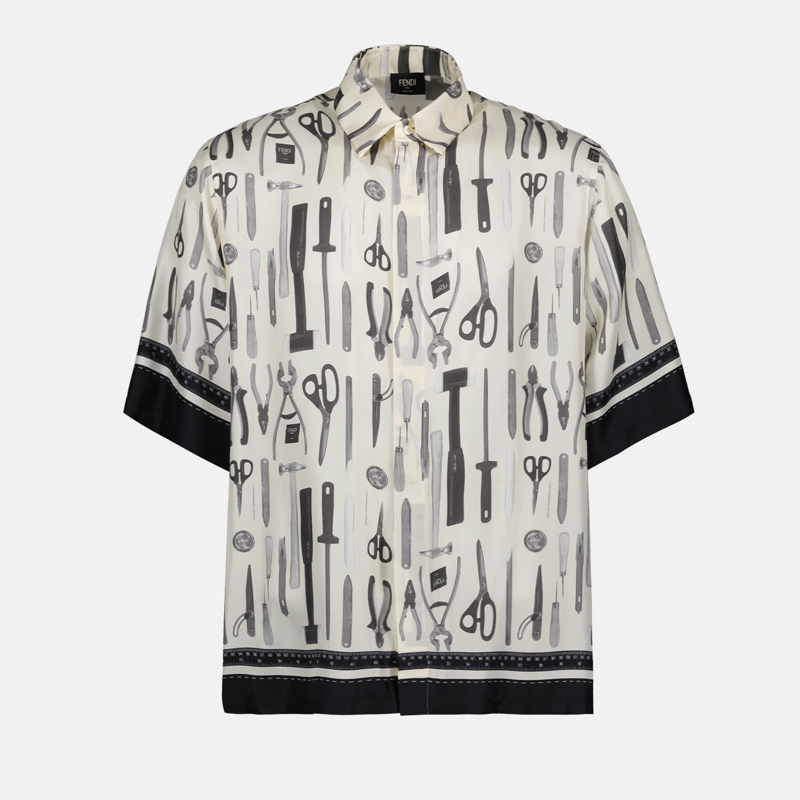 Silk Printed Shirt Fendi Men WE IN STYLE
