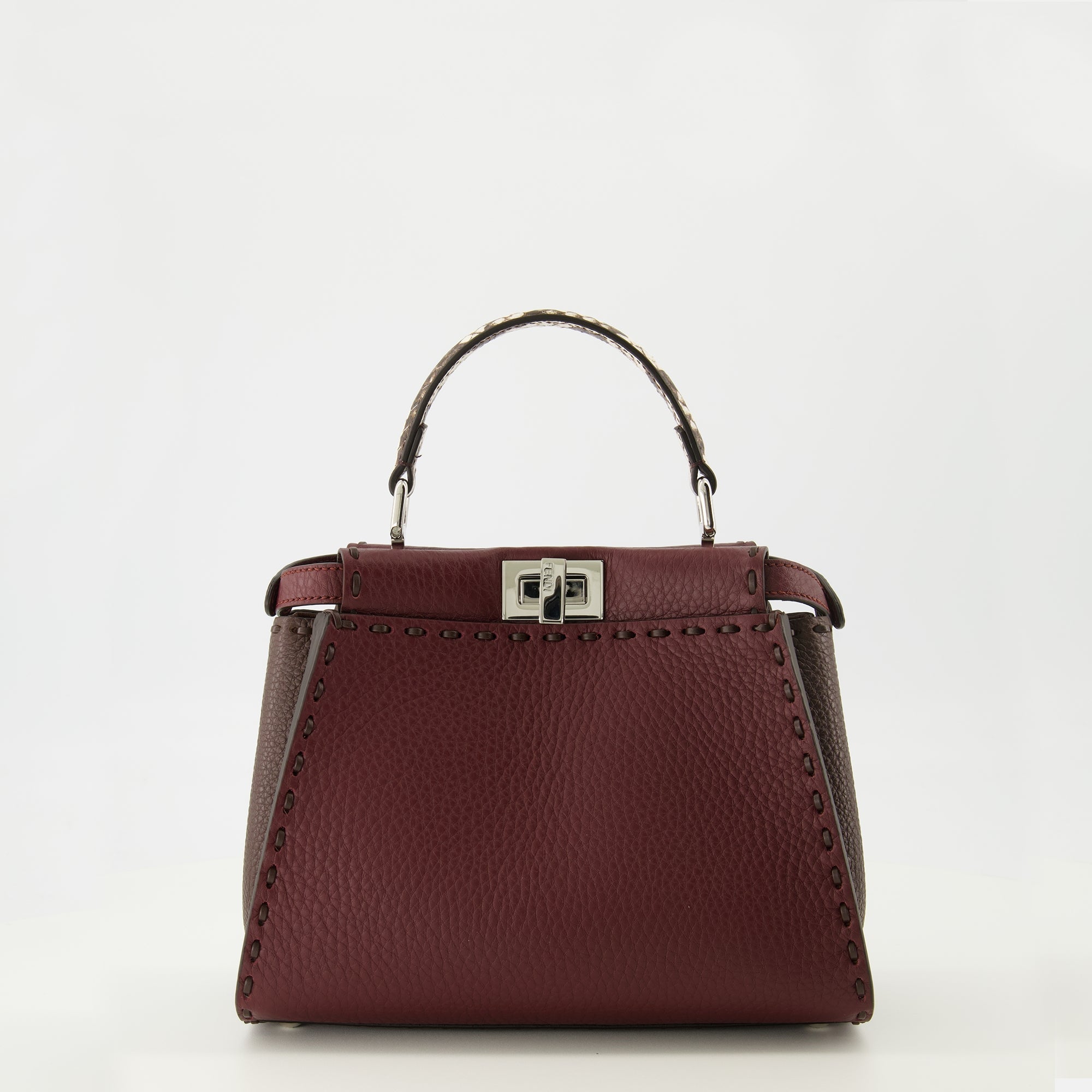 Mini Peekaboo Bordeaux Bag - Fendi | WE IN STYLE