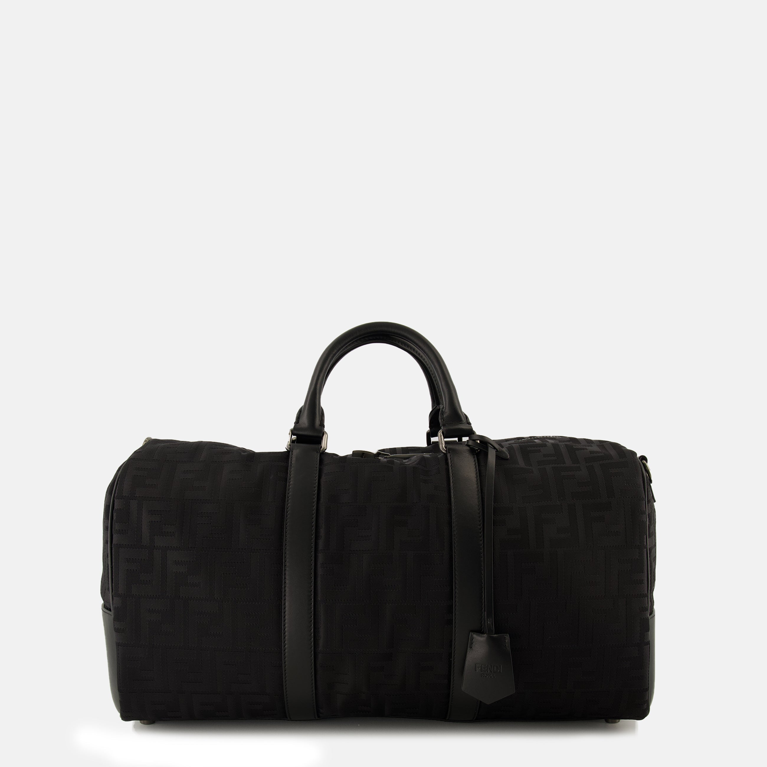 black travel bag men's Fendi