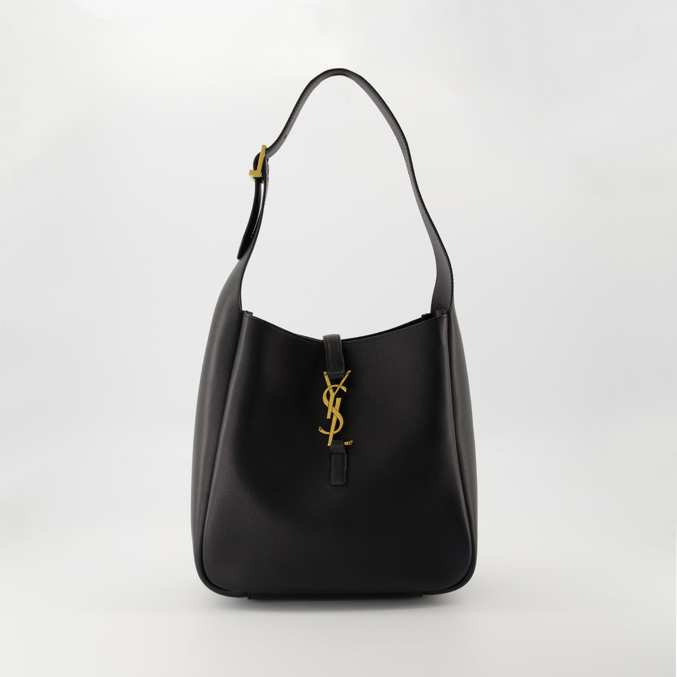 Saint Laurent 黒 レザー ハンドバッグ