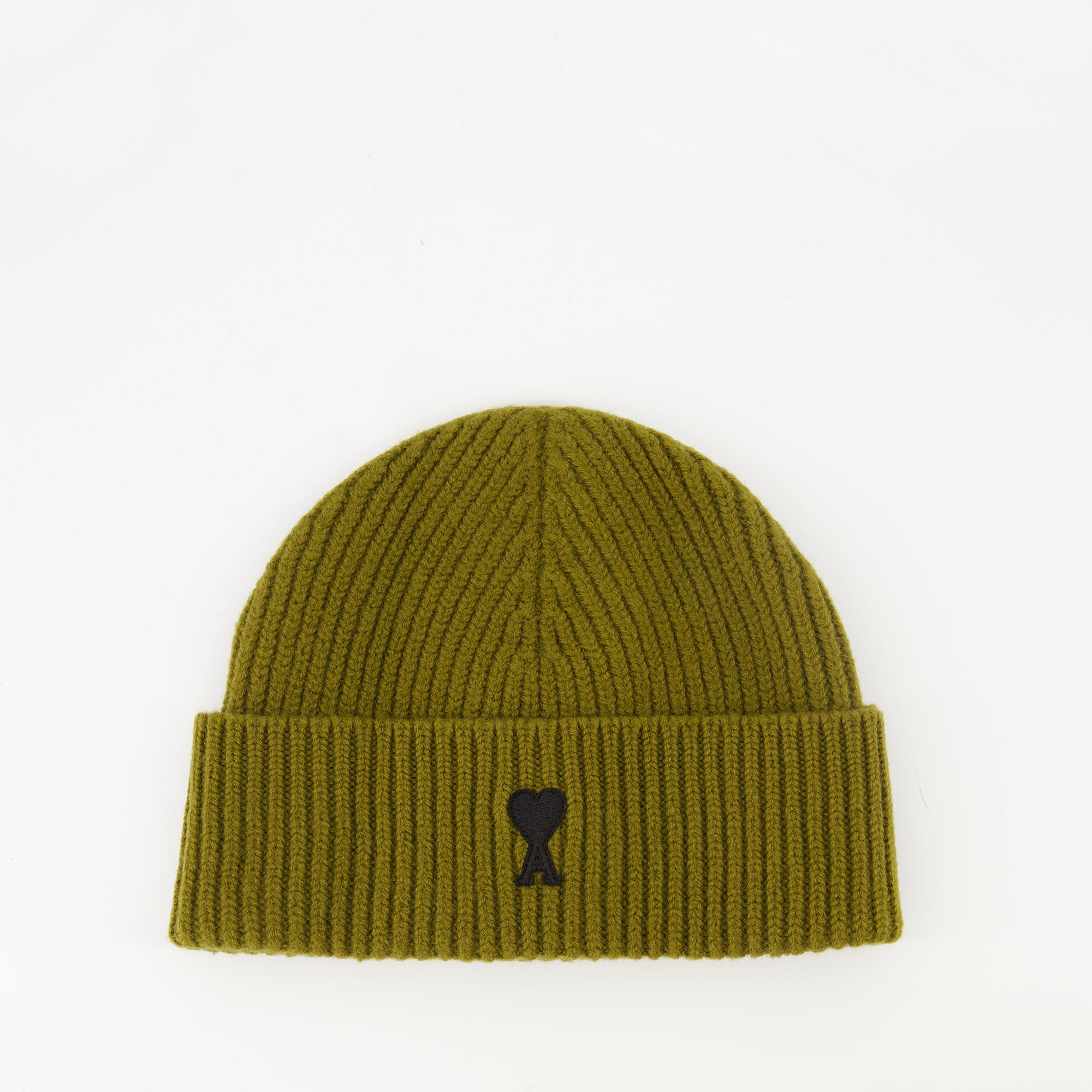 Khaki Green Wool Embroidered Beanie | Givenchy Paris FOUR STITCHES BEANIE BROWN – LE LABO STORE main image 2