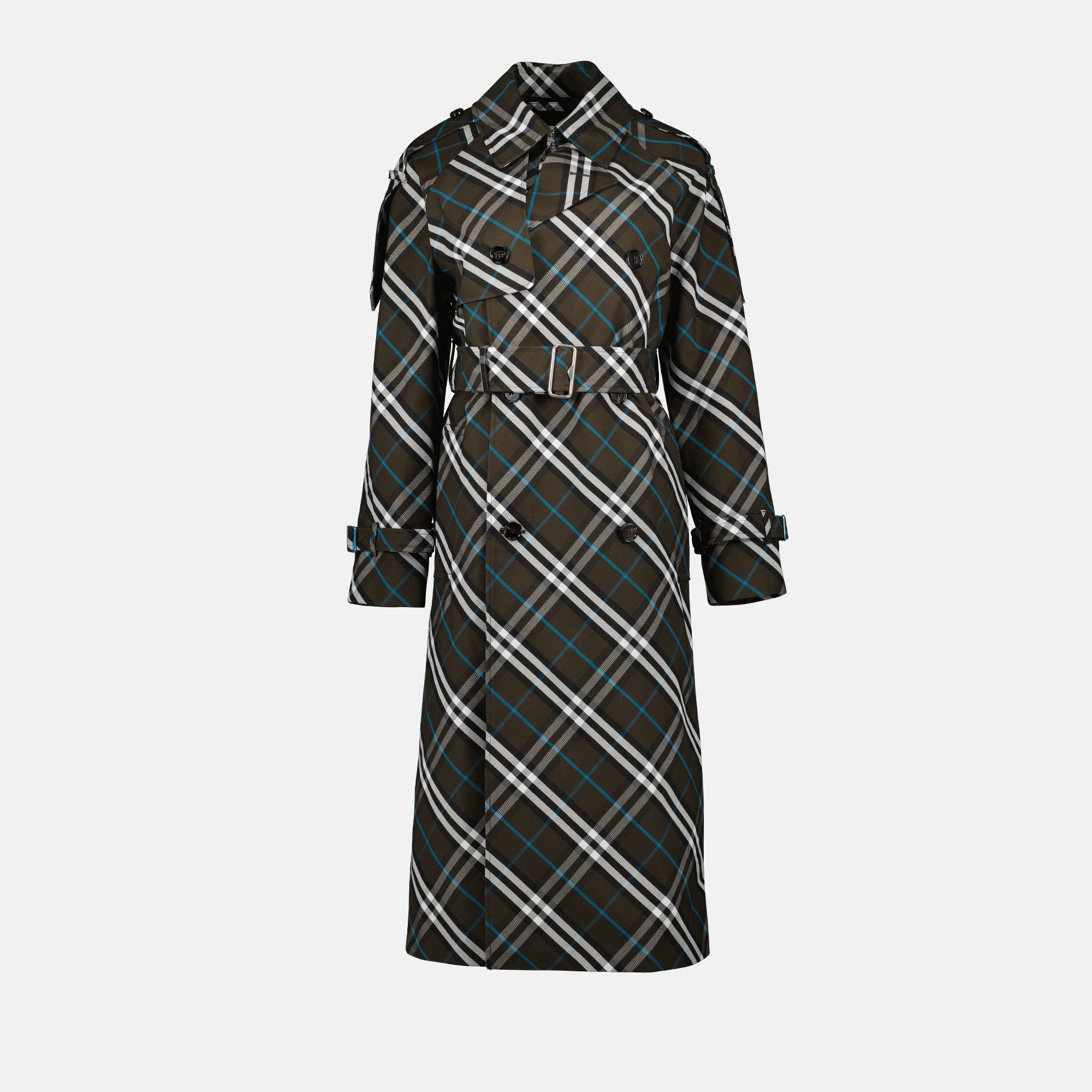 ロングチェック柄トレンチコート - Burberry - レディース | WE IN STYLE