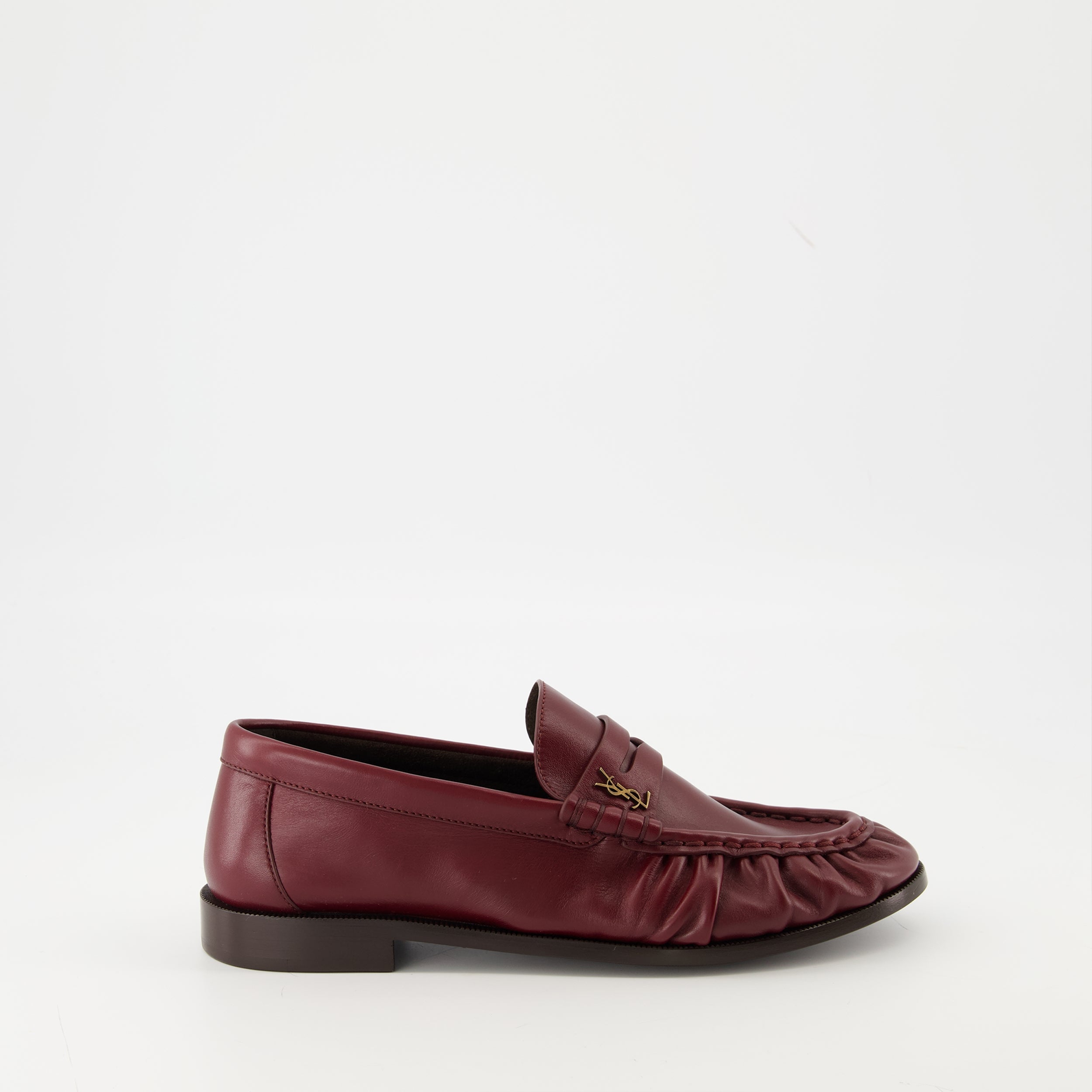 Red Loafer Moccasins Saint Laurent WE IN STYLE
