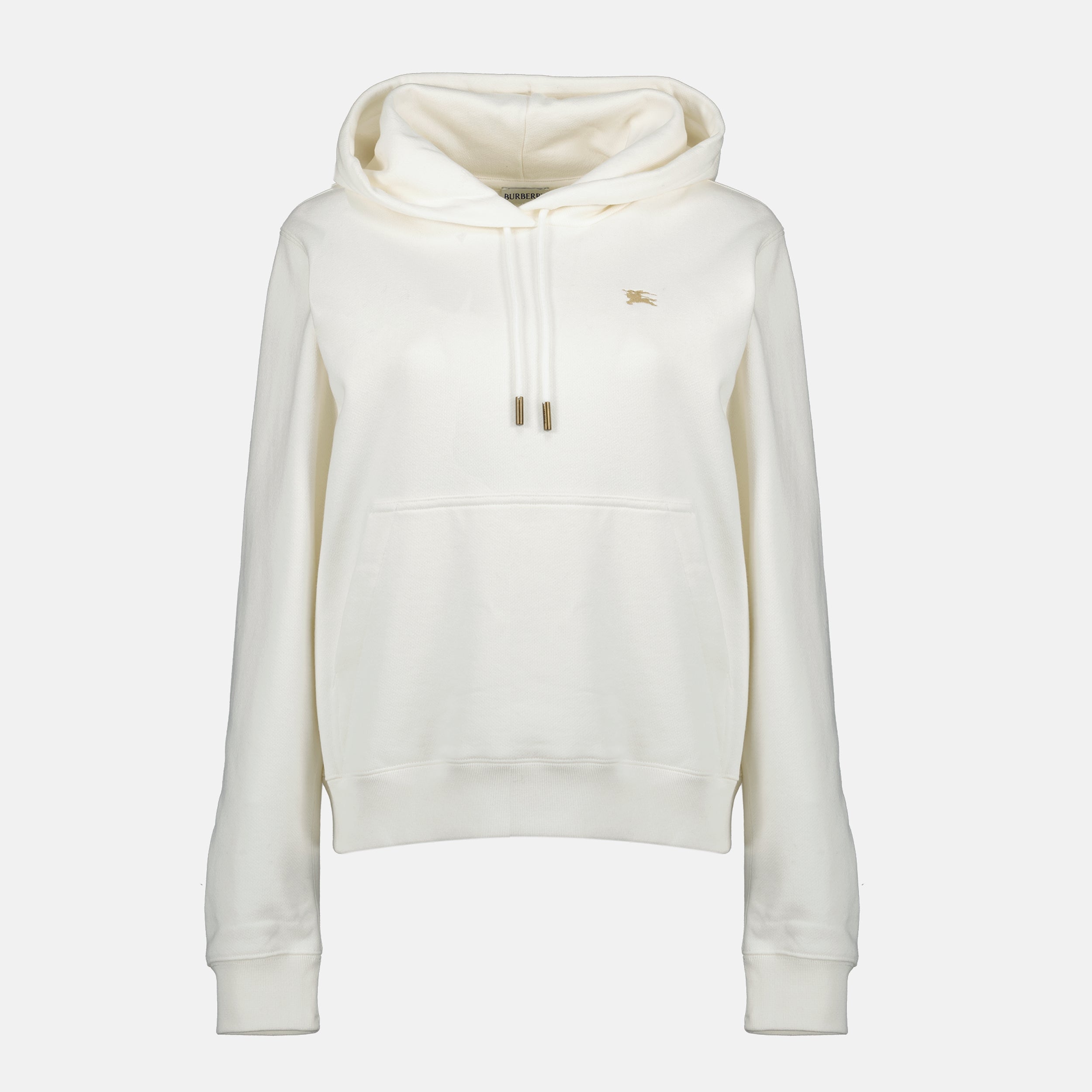 White Hooded Sweatshirt - Burberry | WE IN STYLE
