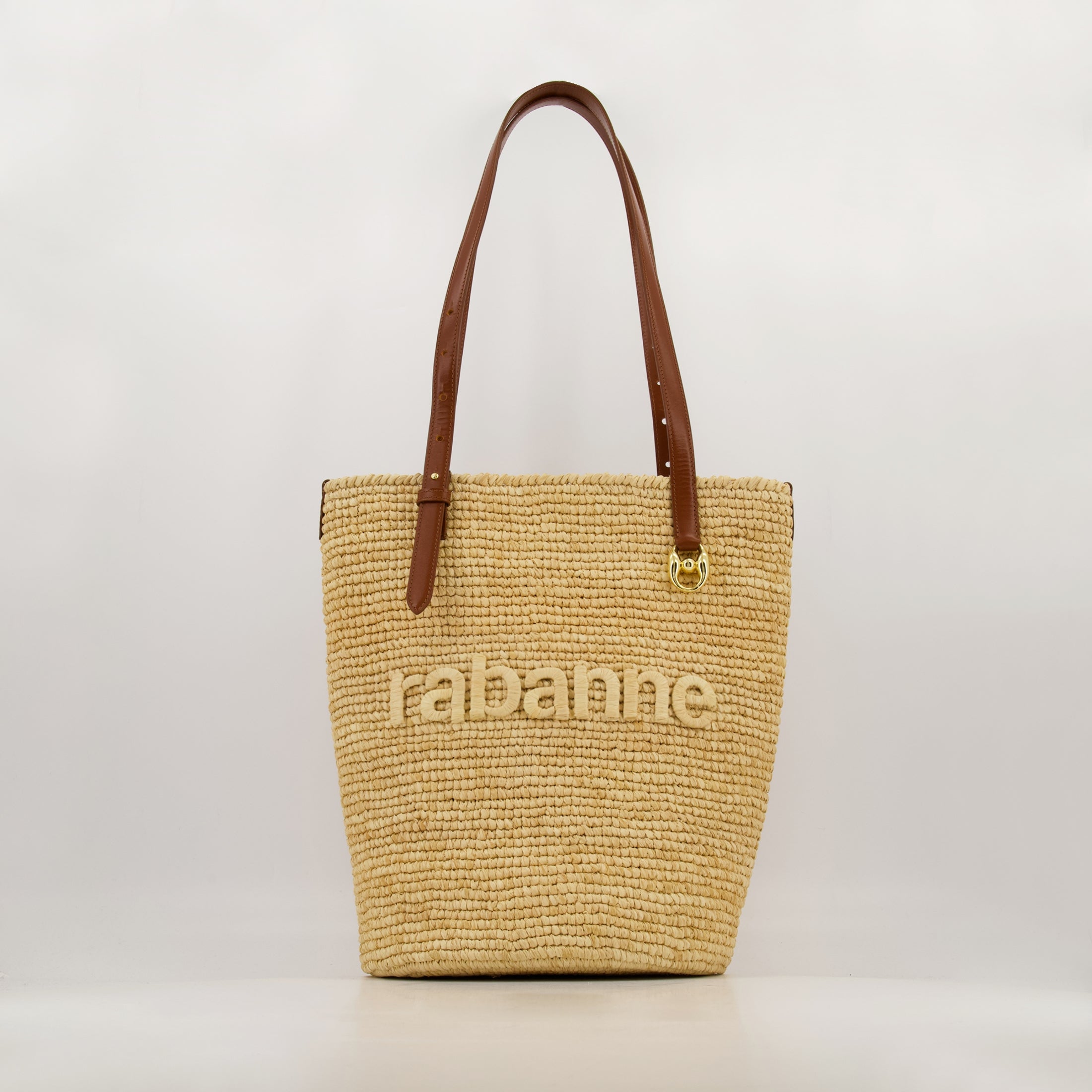 Beige Raffia Tote Bag WE IN STYLE