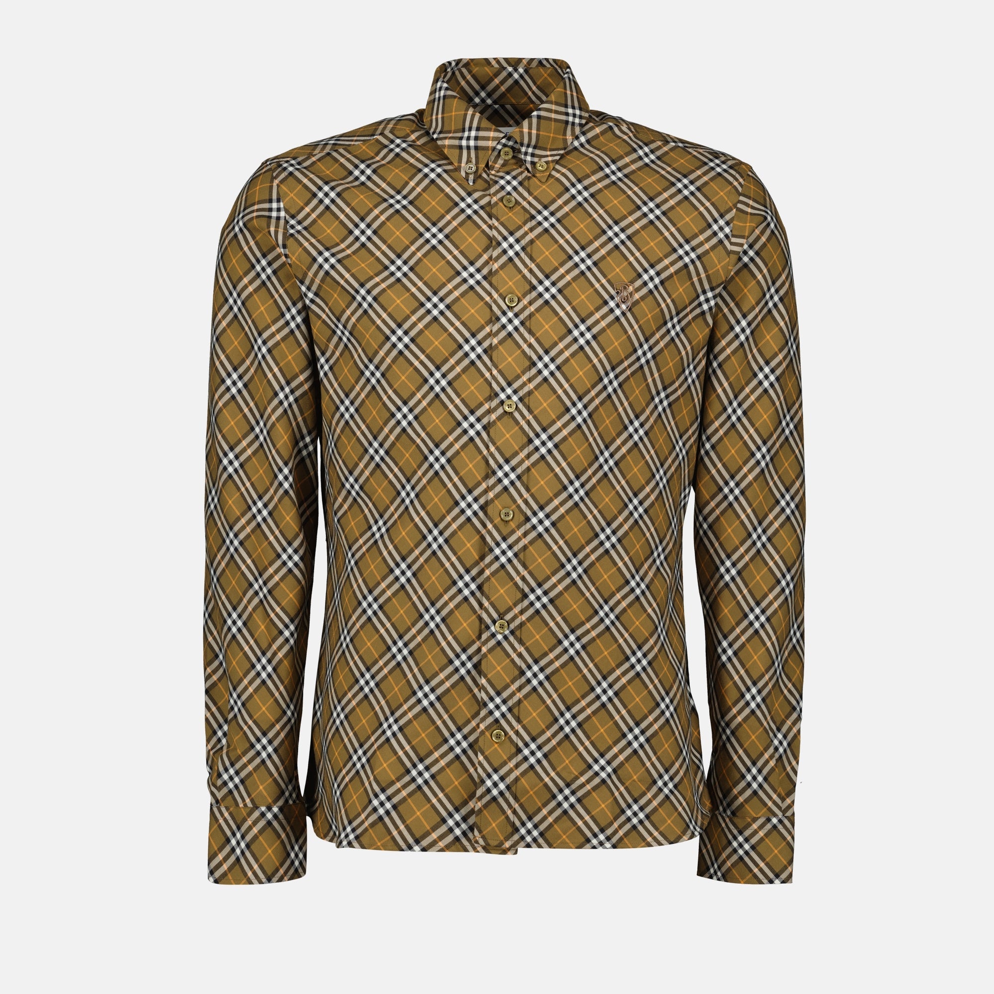 Checkered Cotton Shirt Burberry Men WE IN STYLE