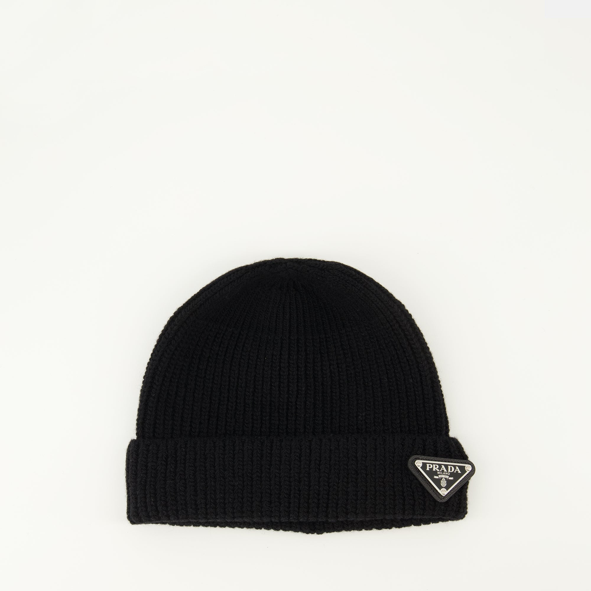 Black Wool Beanie Prada WE IN STYLE - Main Image