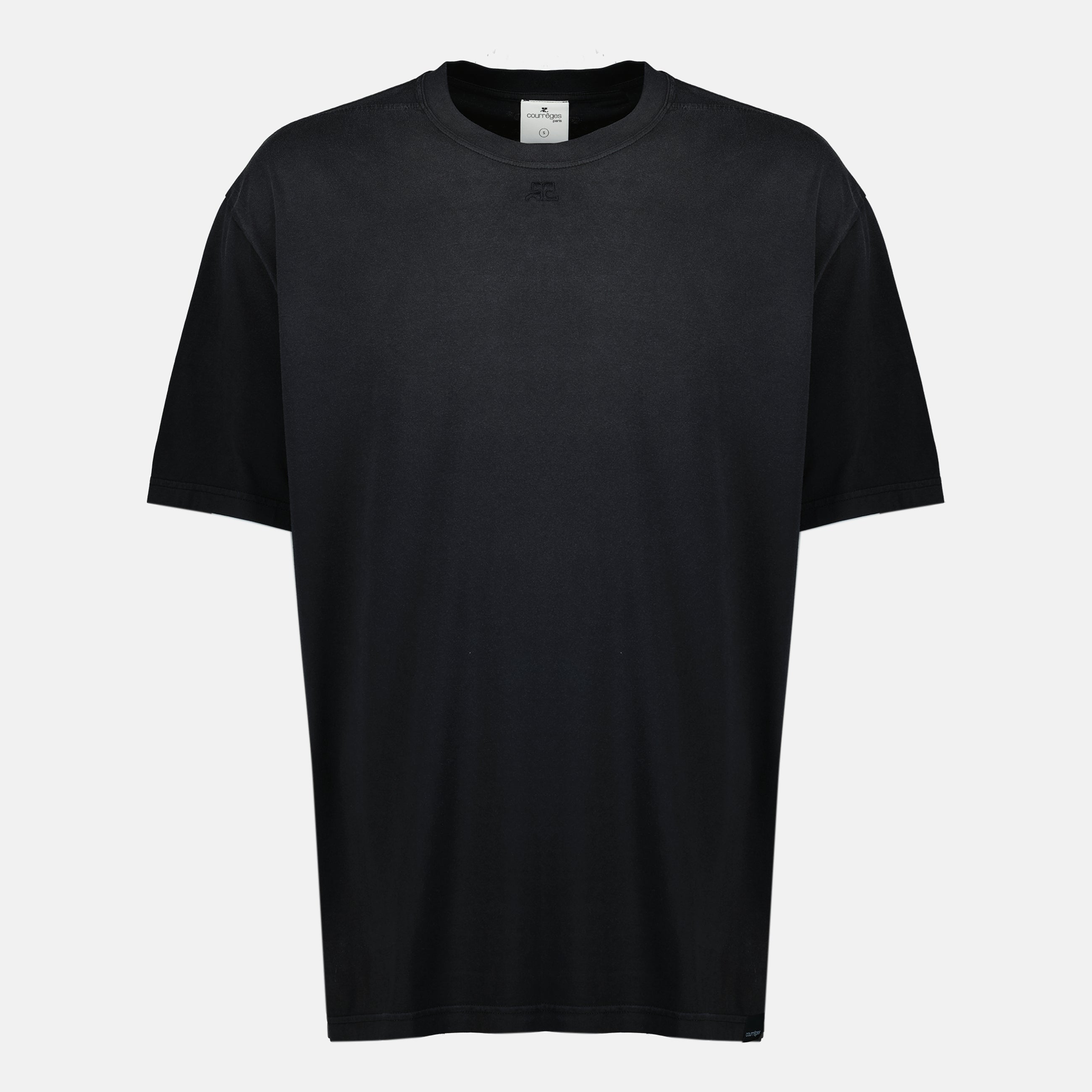 Oversize Grey T-Shirt - Courrèges - Men | WE IN STYLE