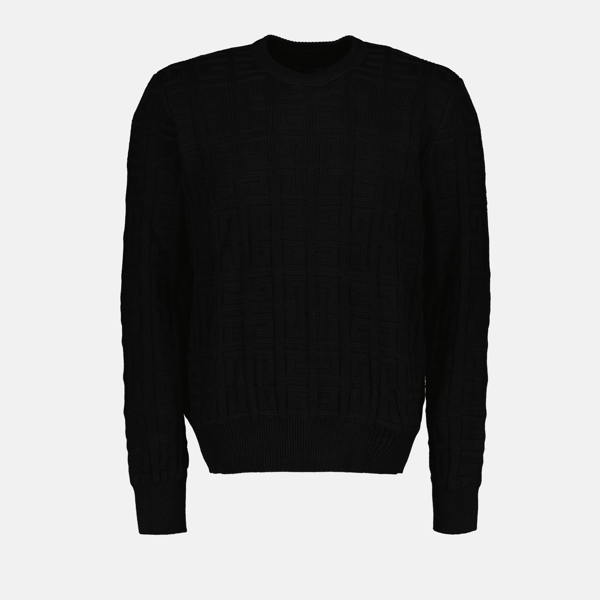 ブラック コットン クルーネックセーター - Givenchy - メンズ | WE IN 