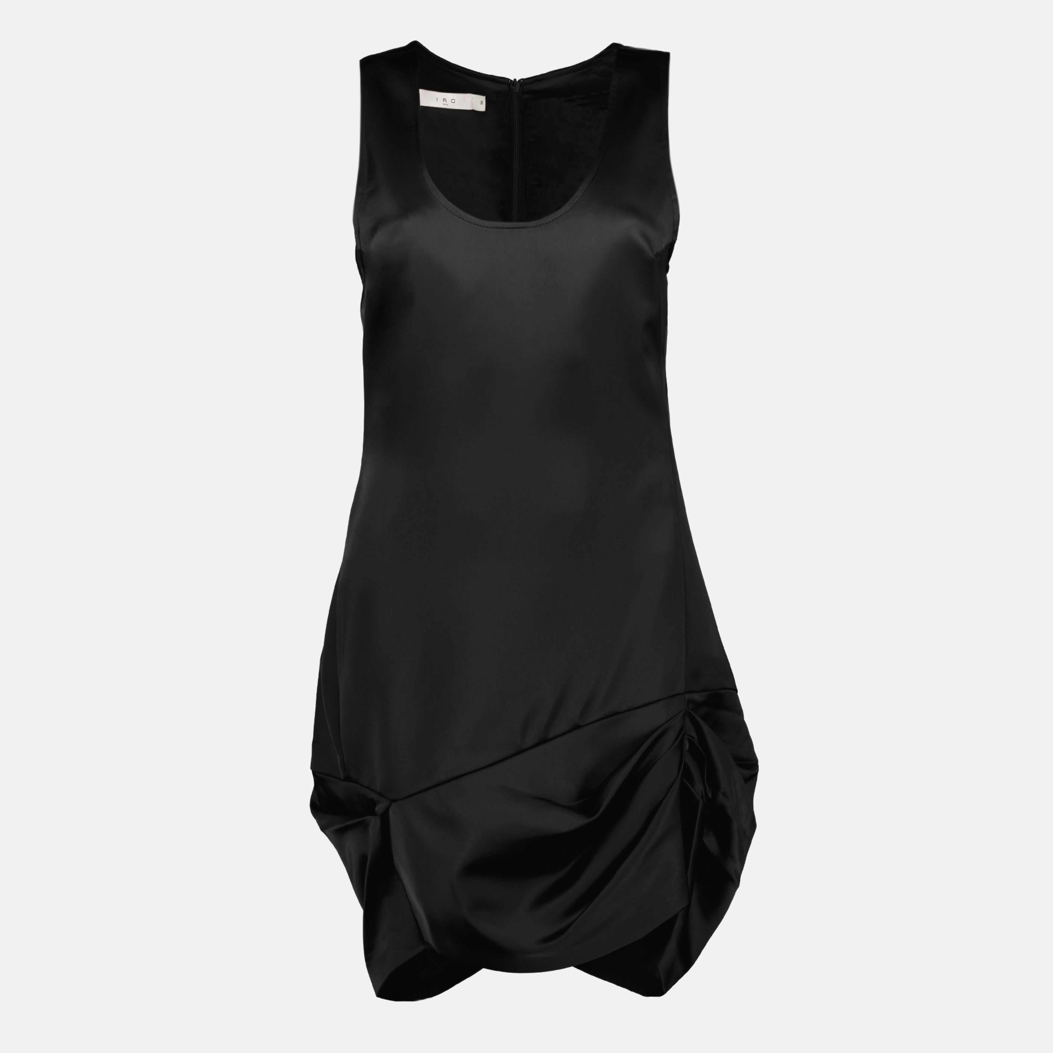 iro black dress IRO black long sleeve lace panel mini dress