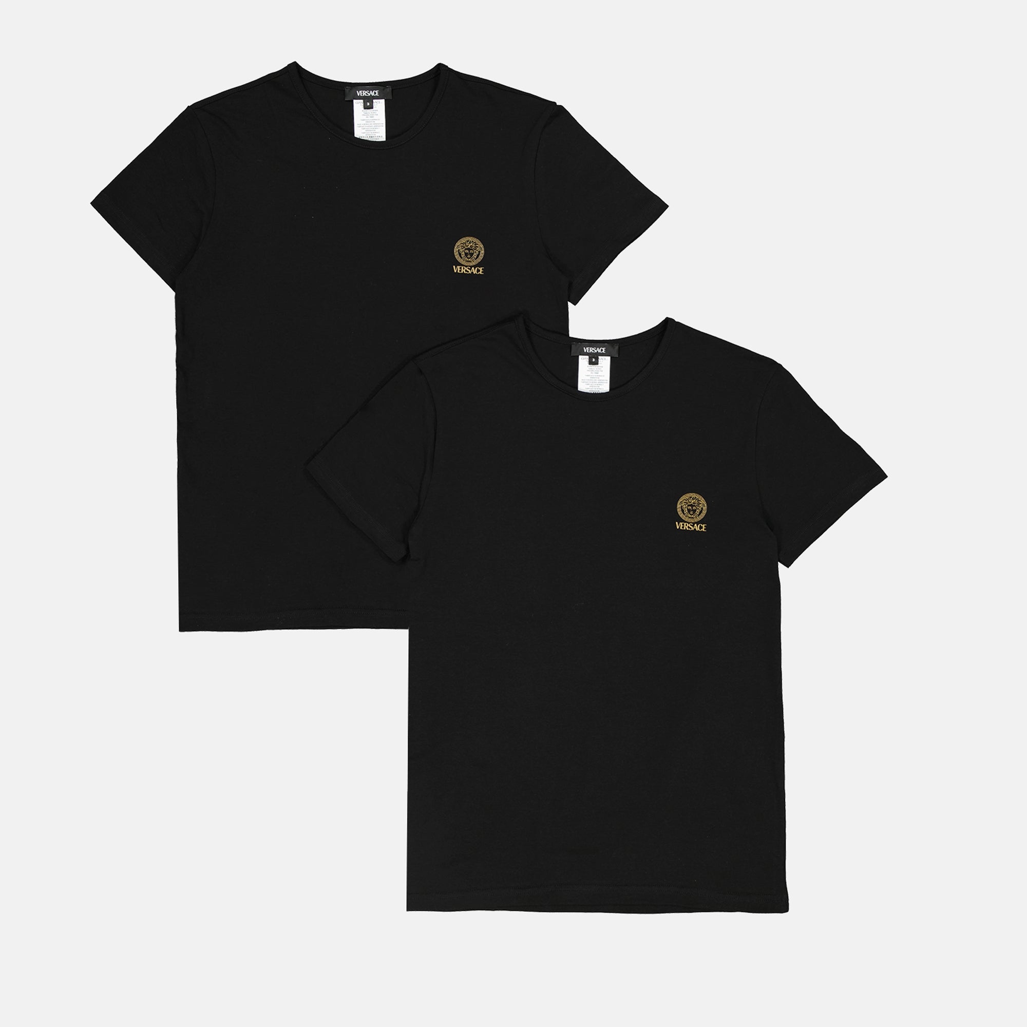Conjunto de Camisetas Medusa Negras - Versace - Hombre | WE IN STYLE, image size:2000x2000