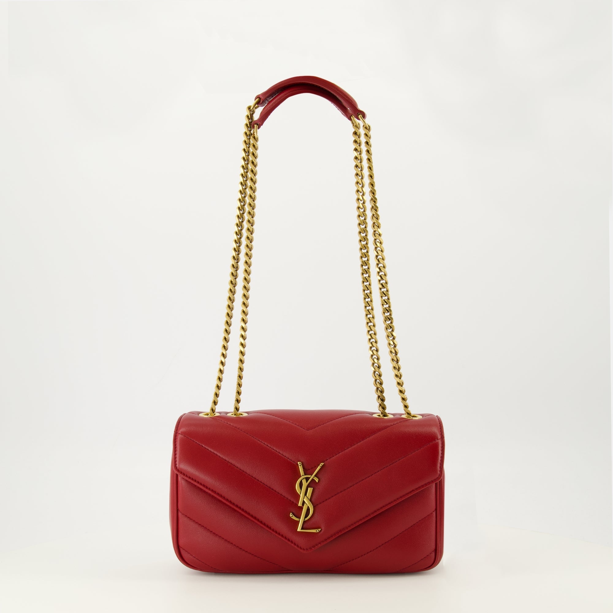 Loulou Small Red Bag - Saint Laurent - Women | WE IN STYLE