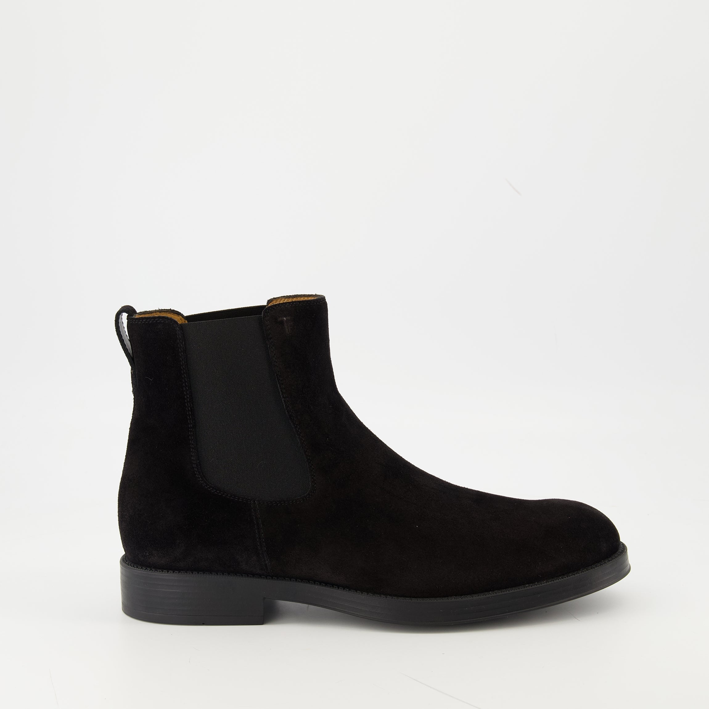 Black Suede Ankle Boots - Tod display picture 2