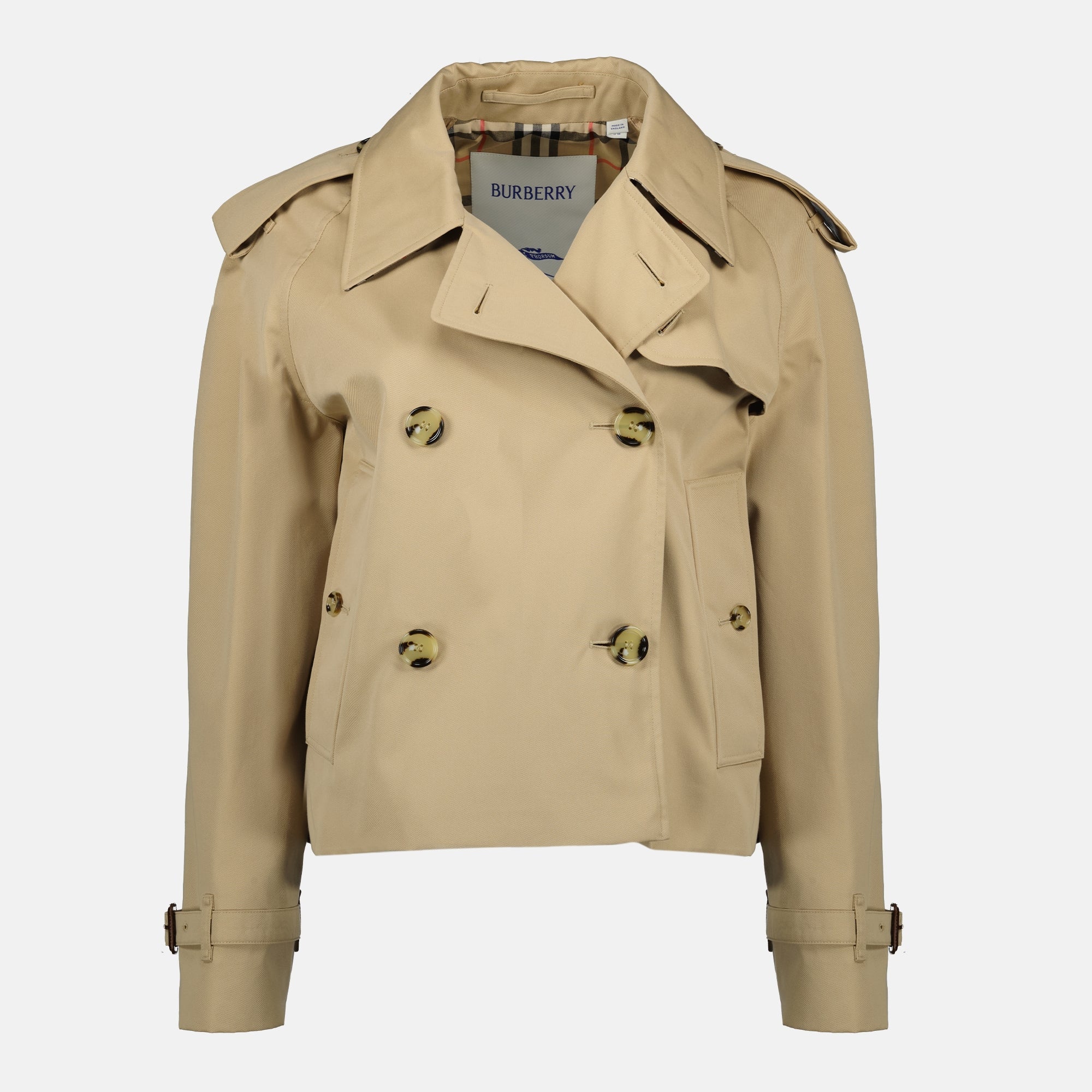 Burberry ショートトレンチコート ベージュ