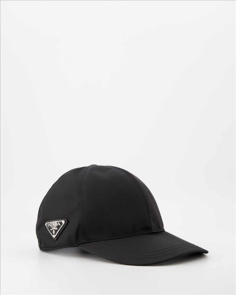 Black Re-Nylon Cap - Prada - Men | WE IN STYLE