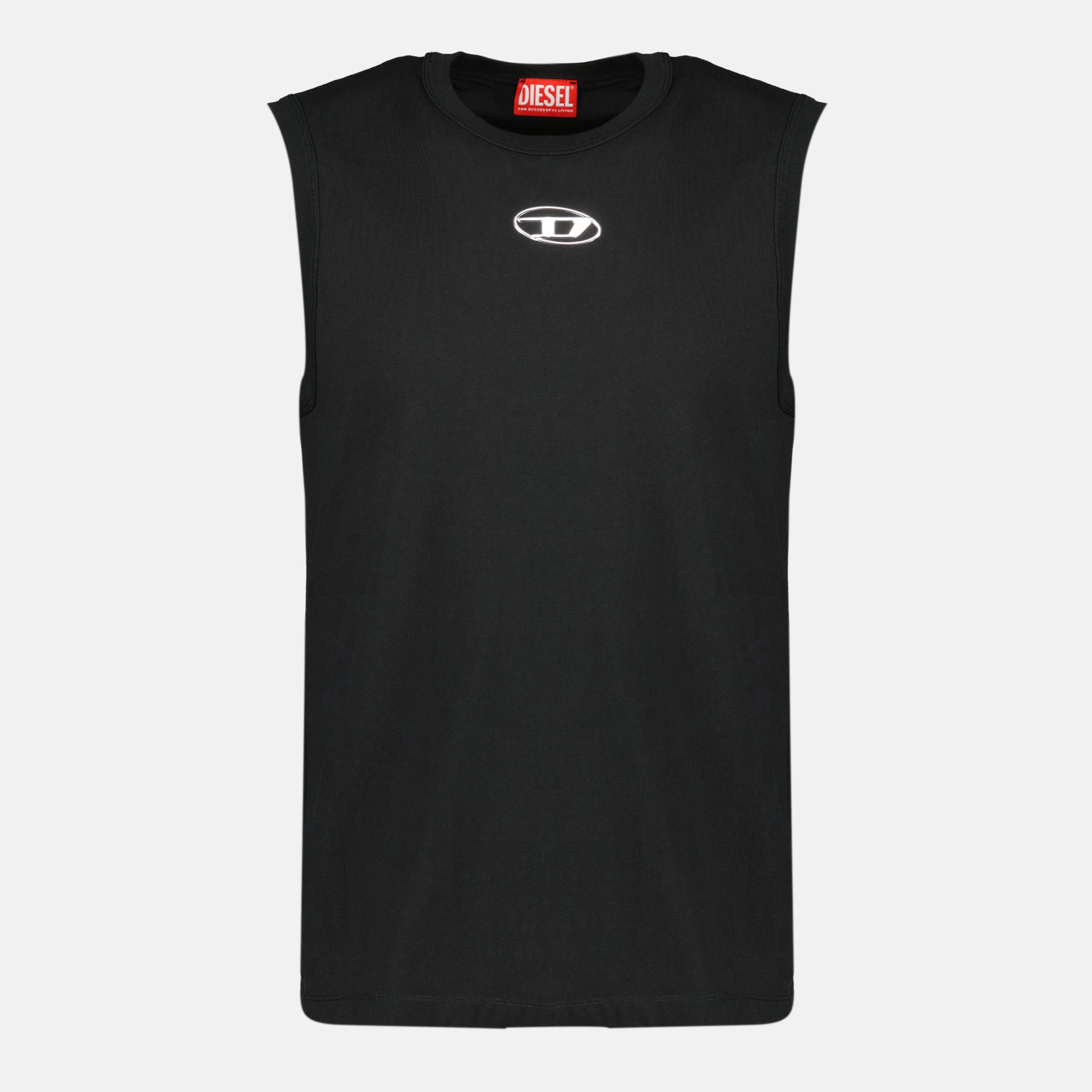 T-Bisco-Iod Black Tank Top - Diesel - Men | WE IN STYLE