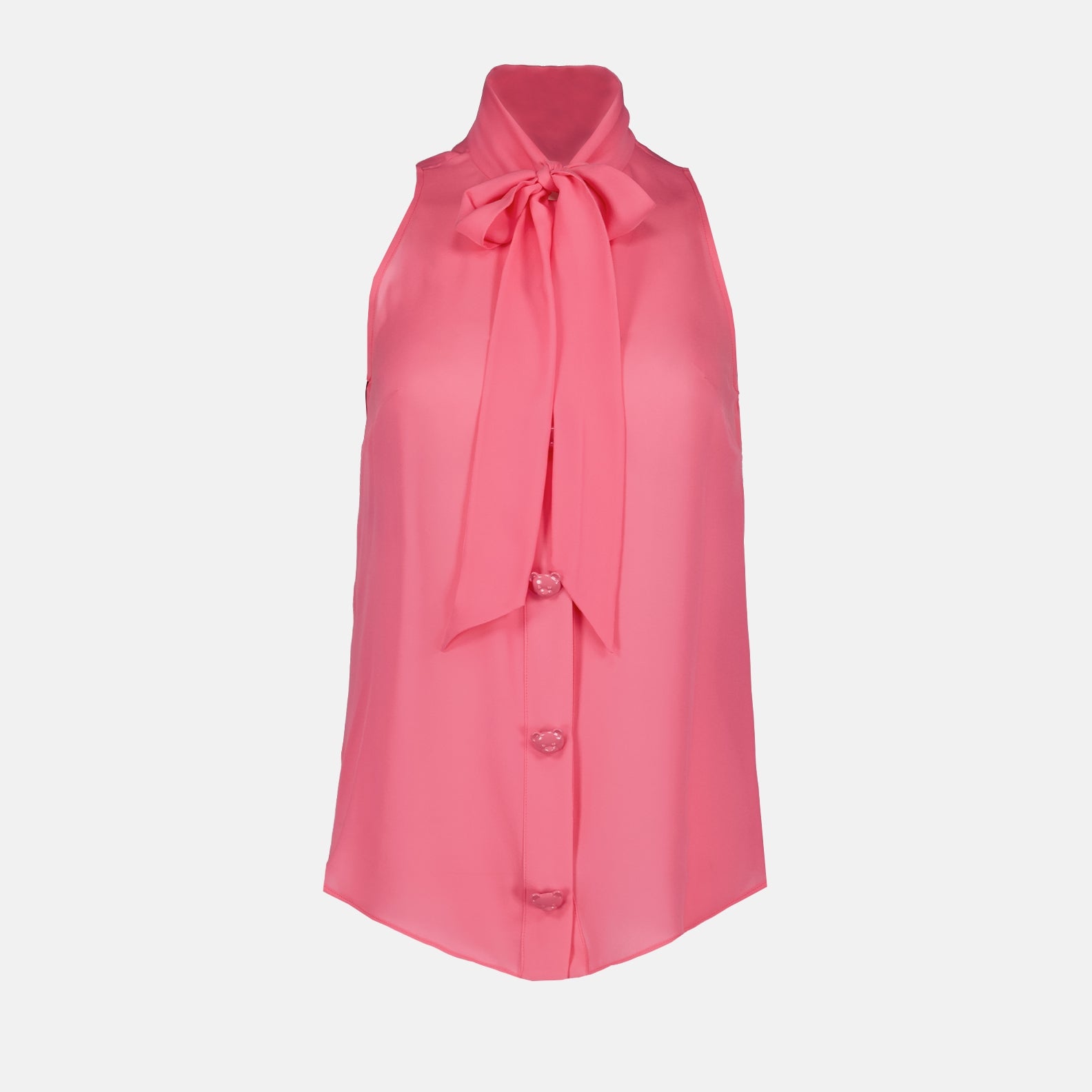 Sleeveless Pink Shirt - Moschino - Women | WE IN STYLE