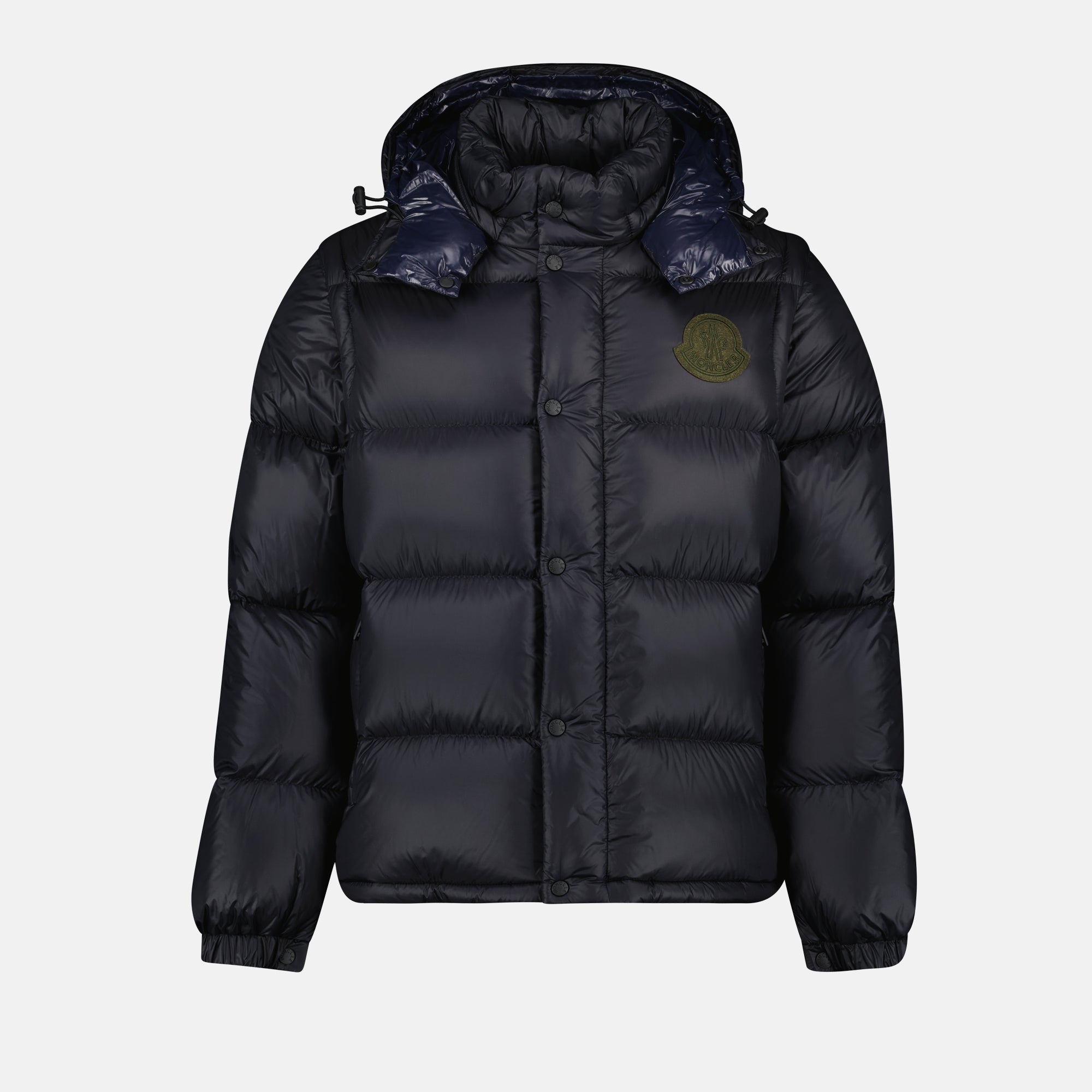 Medical Devices Moncler Bramant Jacket Black Cyclone 2-in-1 Down