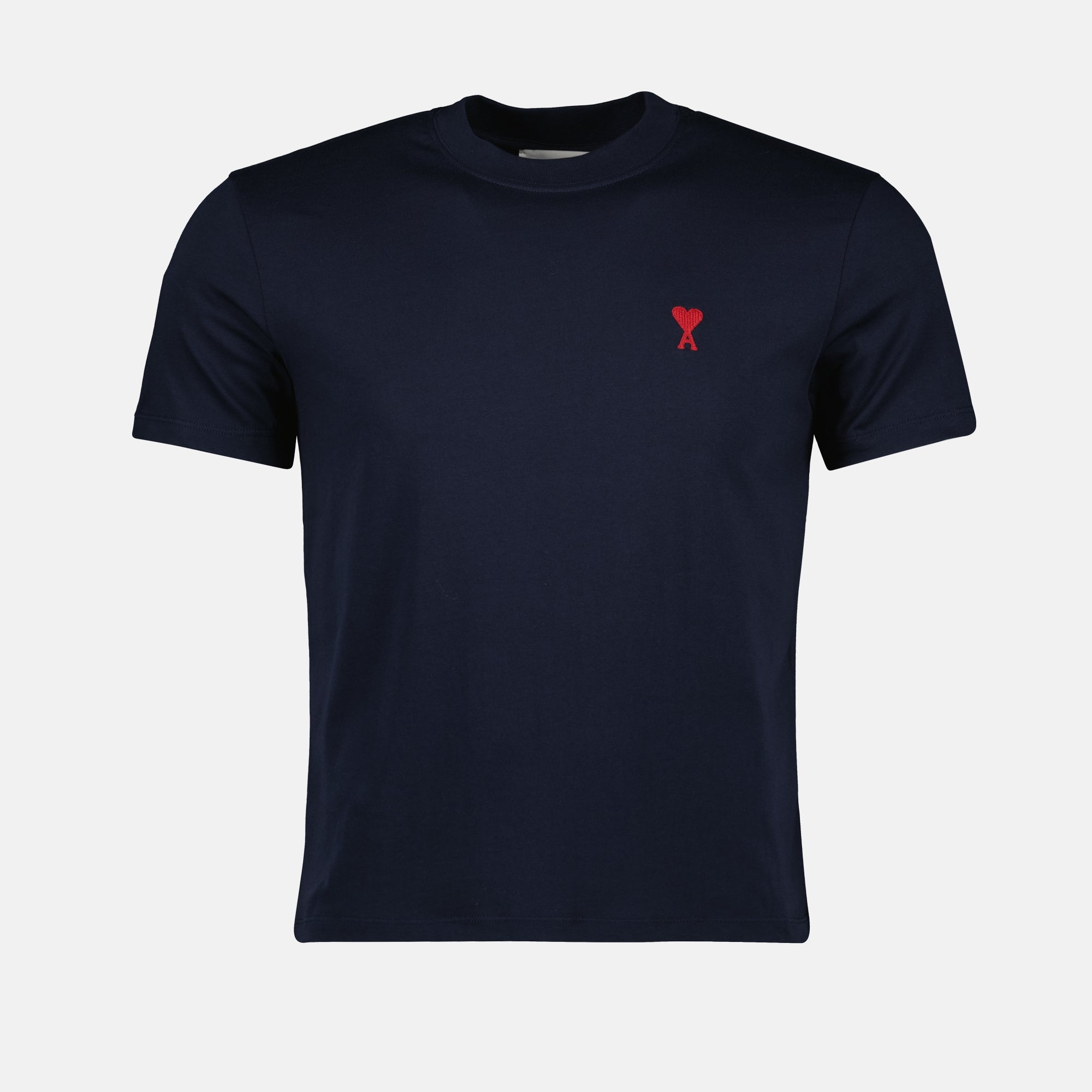 アミ・ド・クール ネイビー Tシャツ - AMI PARIS - ユニセックス | WE