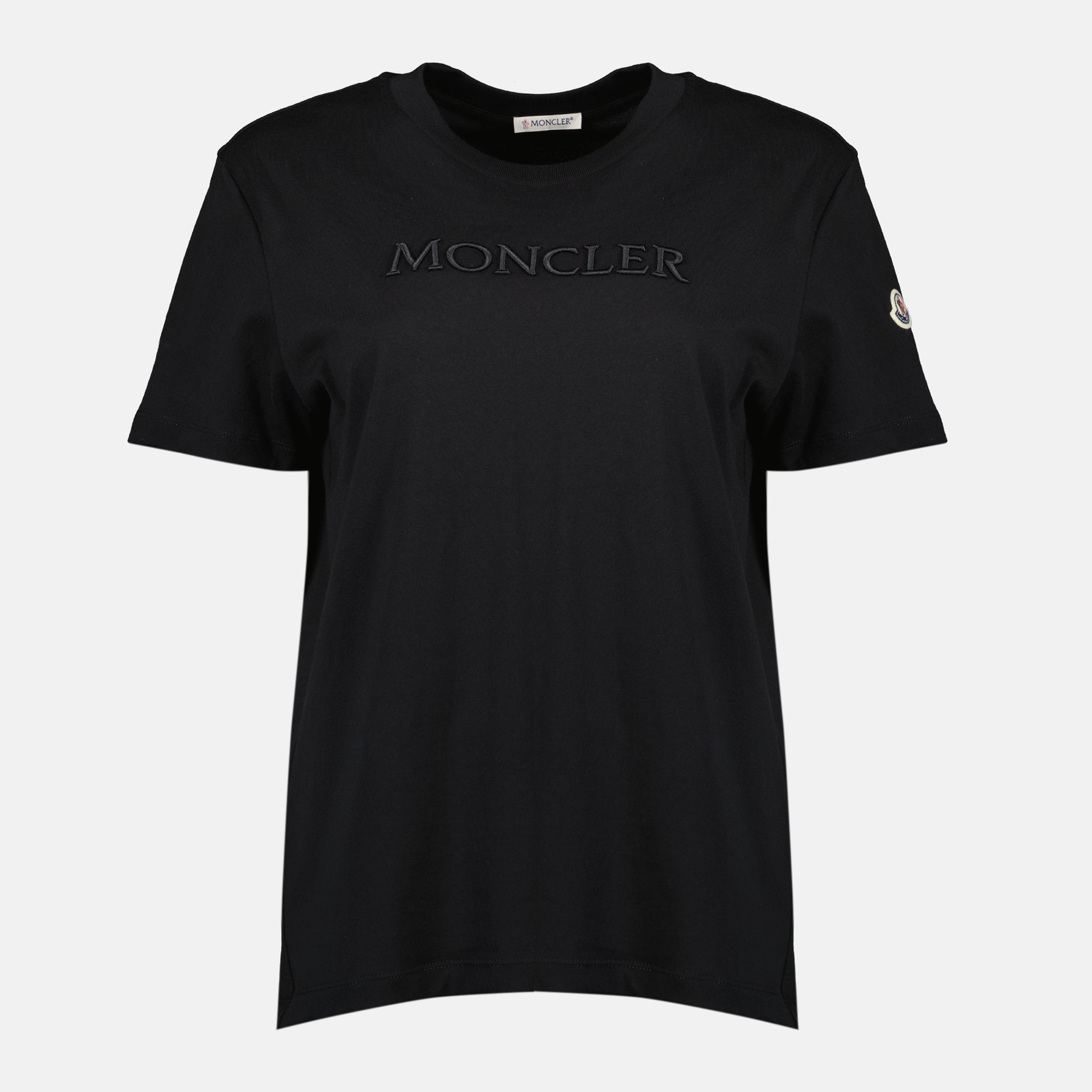 Embroidered Logo T-Shirt - Moncler - Women | WE IN STYLE