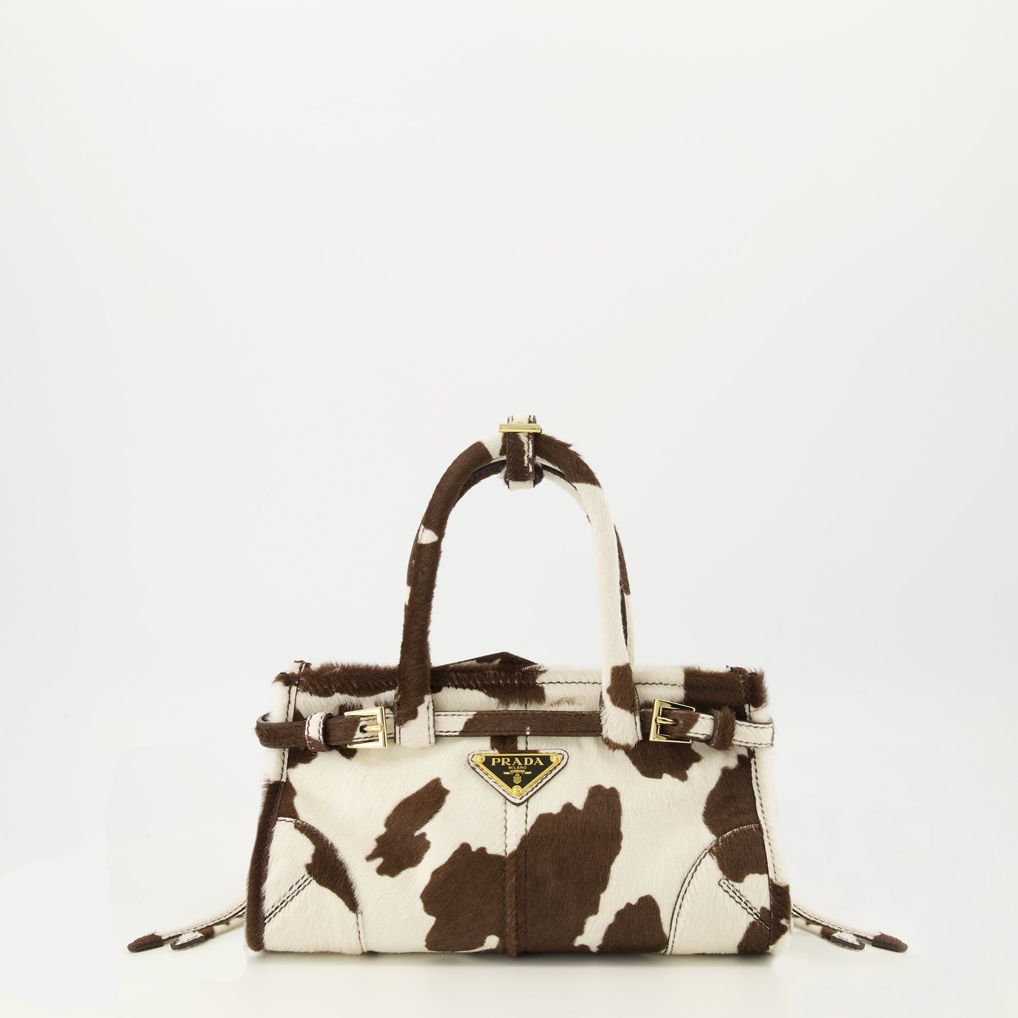 Mini Bonnie Bag with Cow Print - Prada - Women | WE IN STYLE