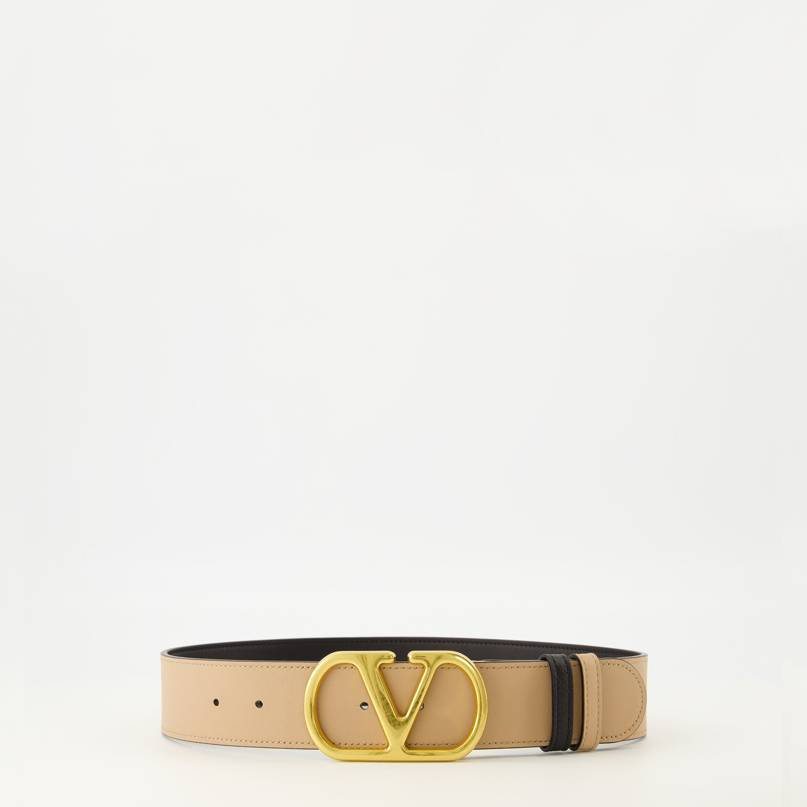 Valentino Vlogo 40Mm Reversible Leather Belt VLogo Signature 40MM Reversible Leather Belt Size 100/40 Black main image 2