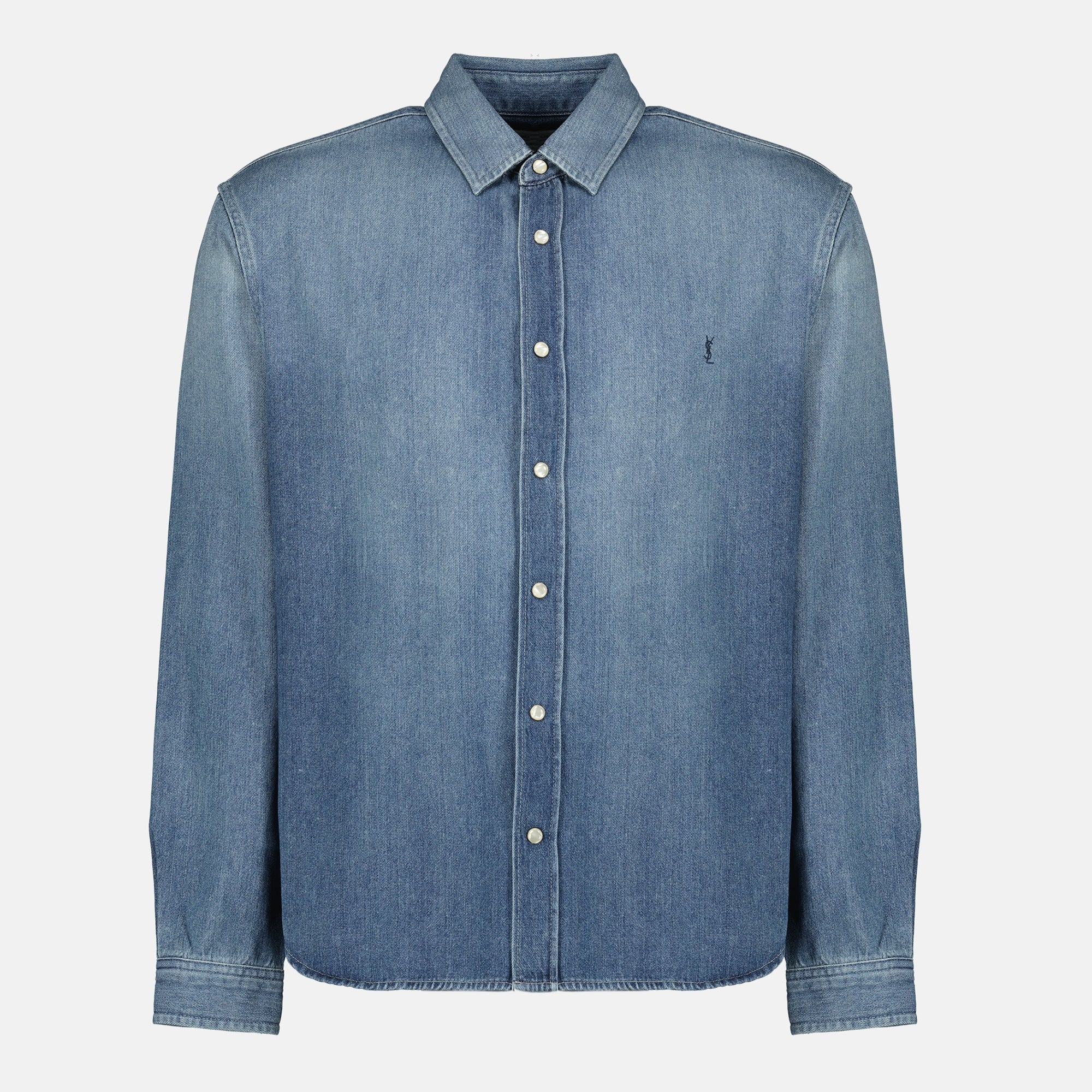 Cassandre Denim Shirt - Saint Laurent - Men | WE IN STYLE