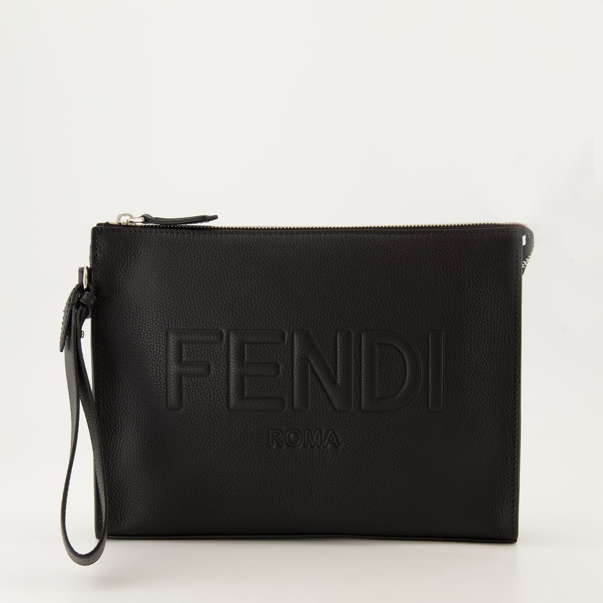 Fendi Leather Pochette - Fendi - Men | WE IN STYLE