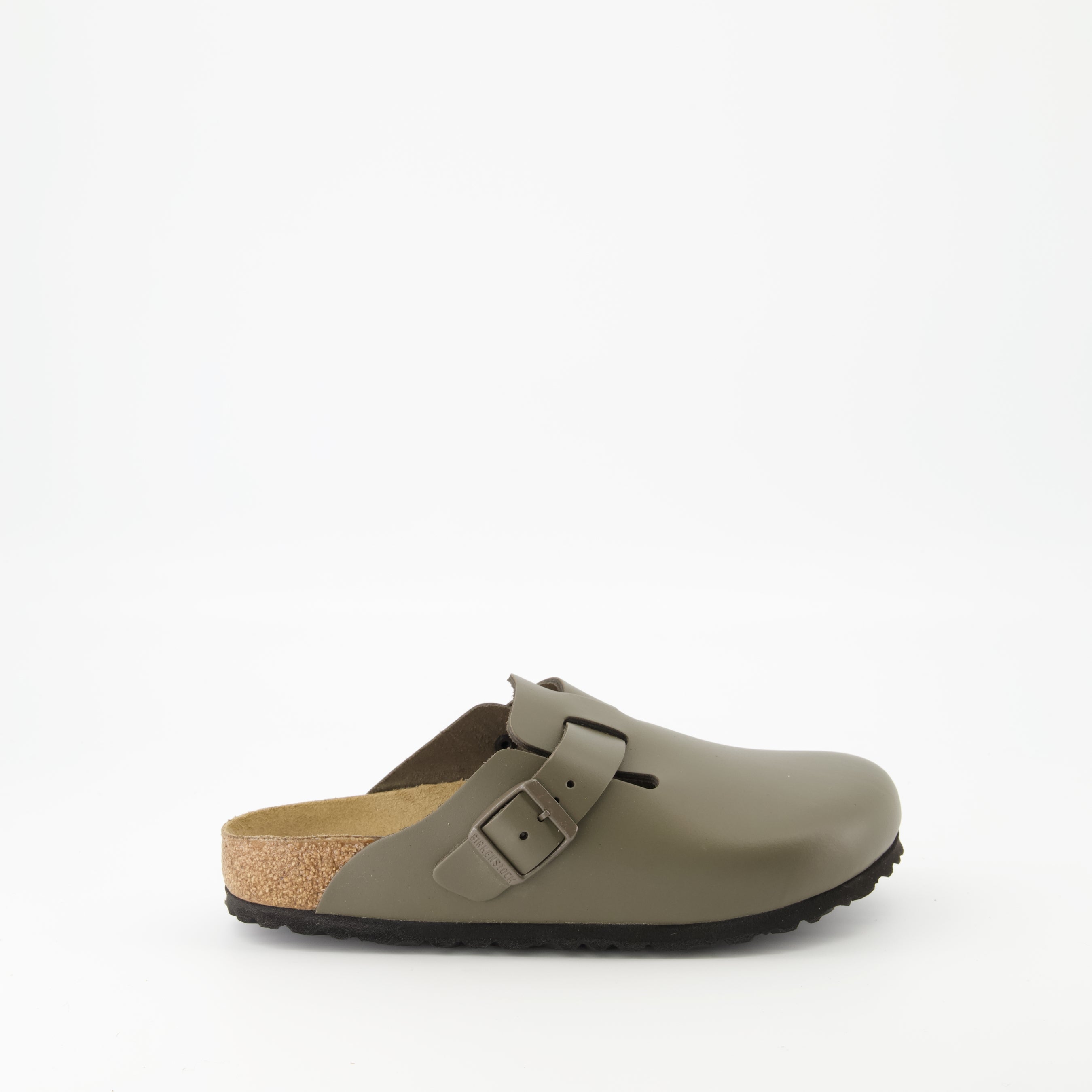 Birkenstock Marque Chaussure Allemande Mules Boston Kaki