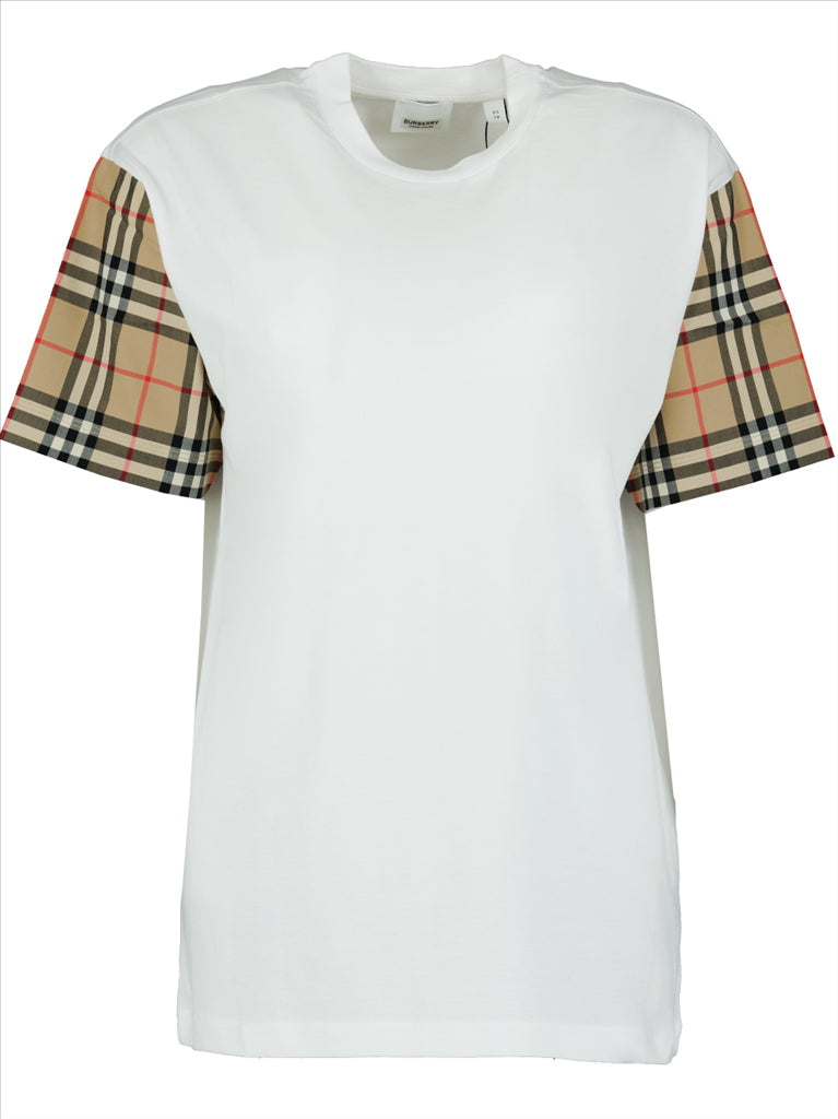 Burberry t shirt femme best sale