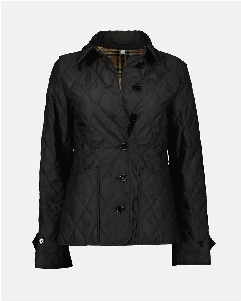 Burberry womans quilted deals jacket