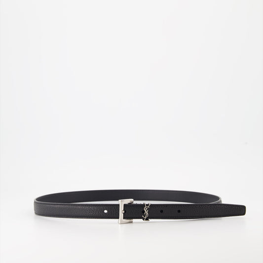 Saint Laurent, Cassandre Belt, Leather Belt, Luxury Accessories, Designer Belt