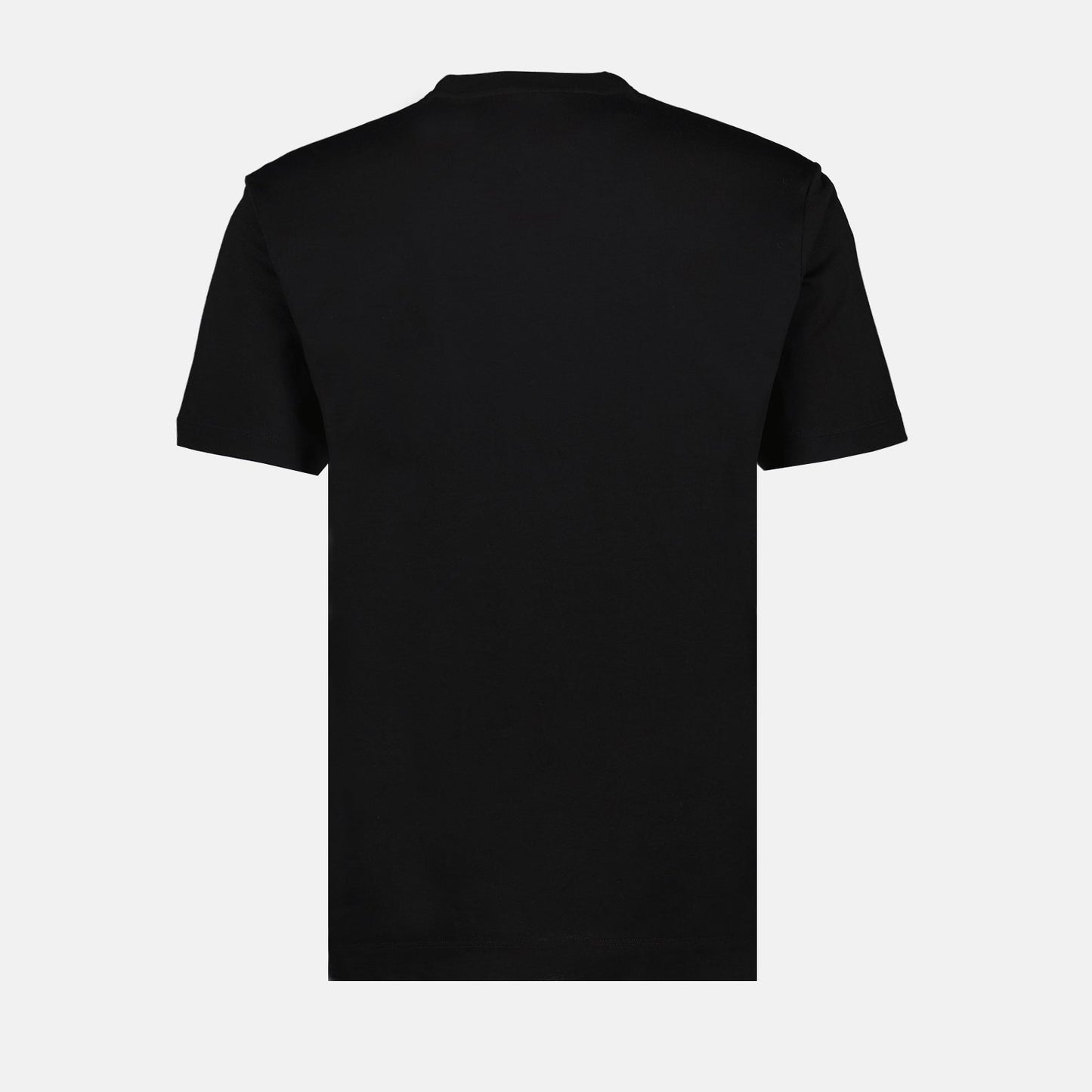 Versace T-shirt, Barocco Silhouette, Organic Cotton, Luxury Men's Fashion, Sustainable Style