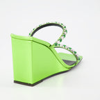 Image of Shangay Wedge Heeled Mules by Giuseppe Zanotti for Women - Season Spring-Summer 2023 - Detail View 7