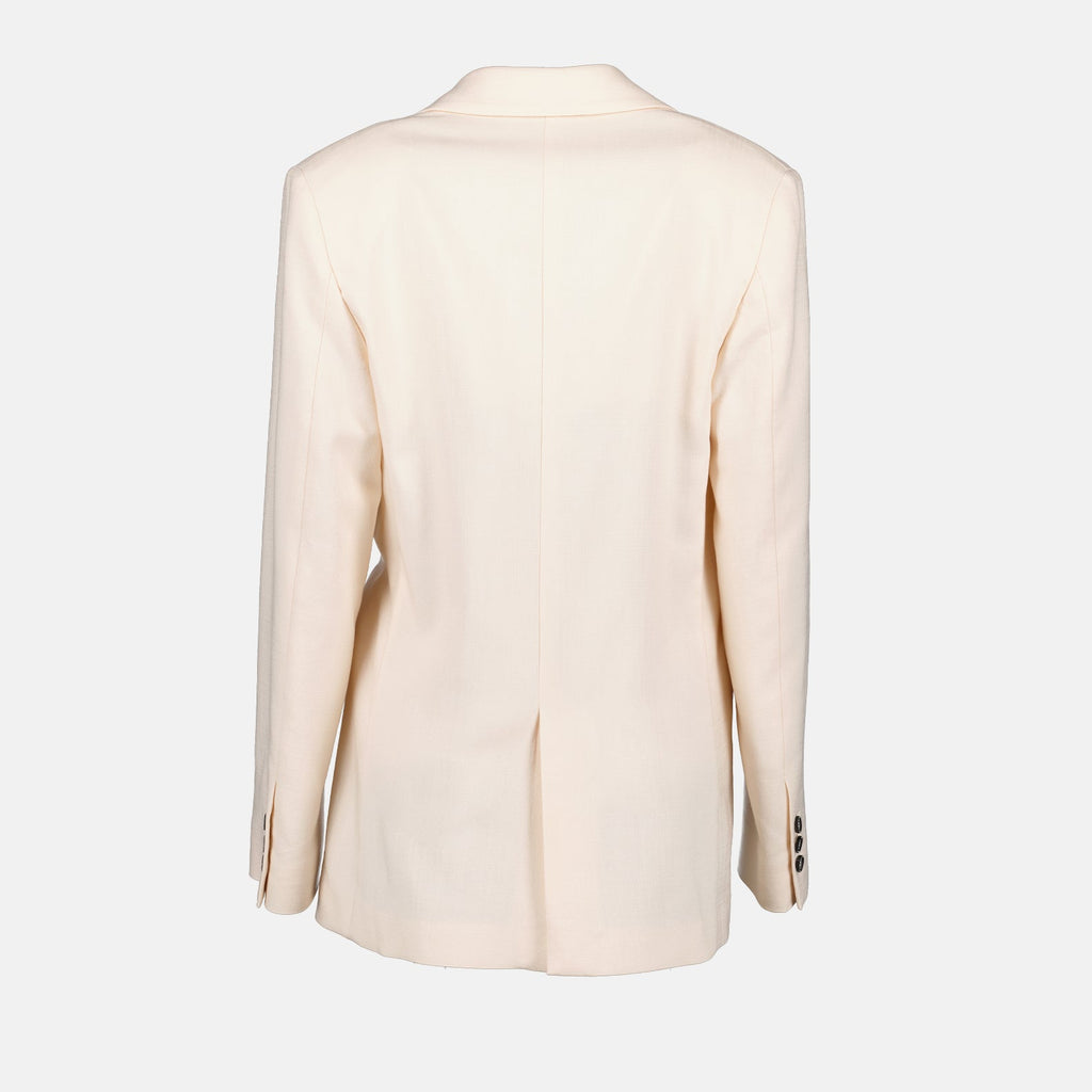 luxury blazer, tie-waist blazer, MSGM women, designer blazer, high-end fashion