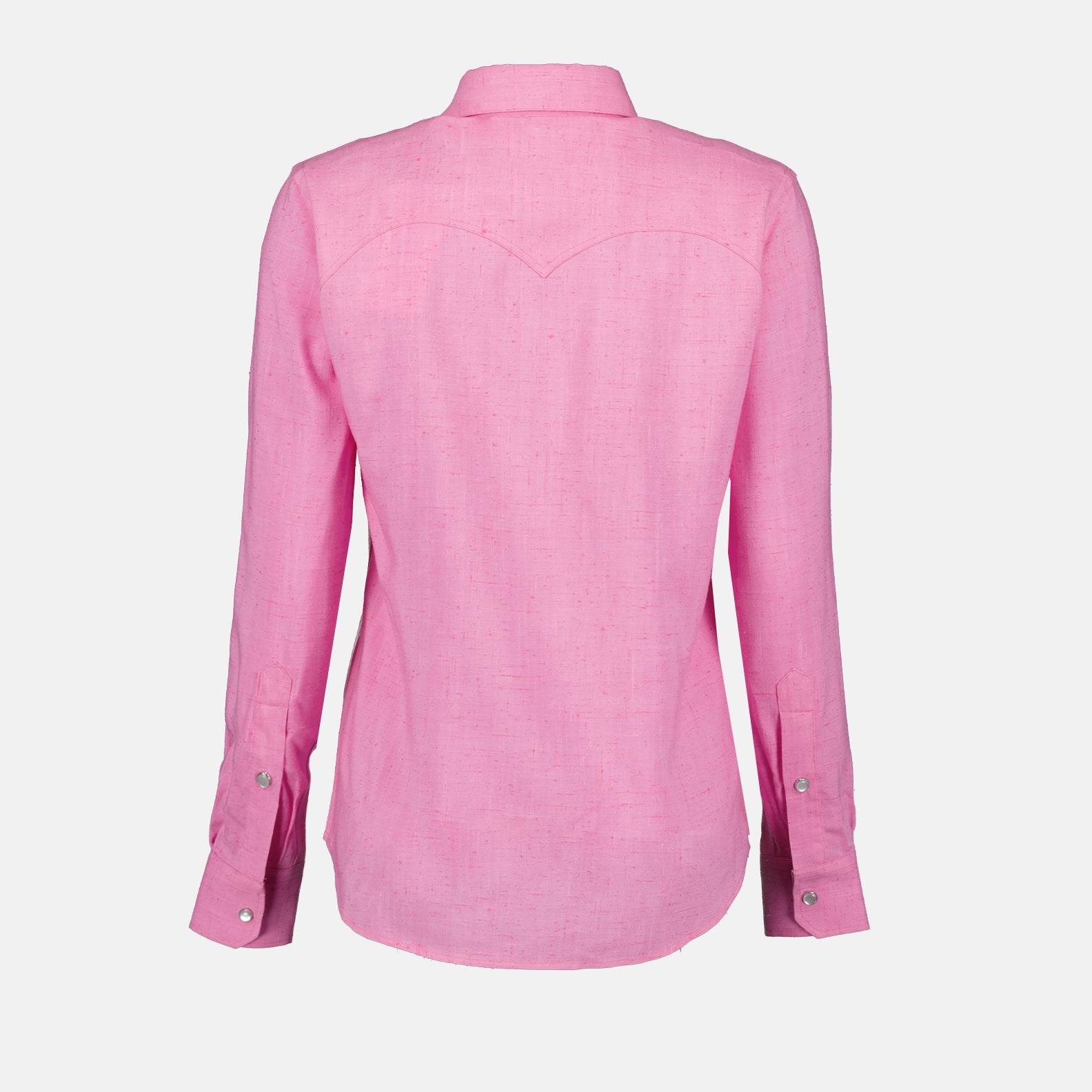 AMI Paris, pink viscose shirt, luxury women clothing, designer shirt, high-end fashion