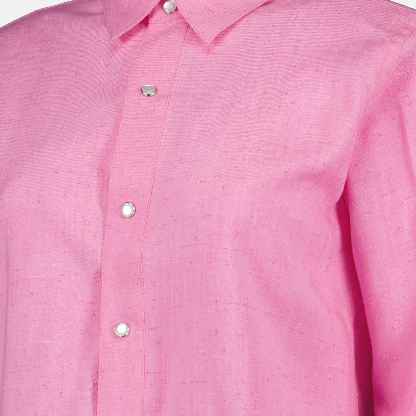 AMI Paris, pink viscose shirt, luxury women clothing, designer shirt, high-end fashion