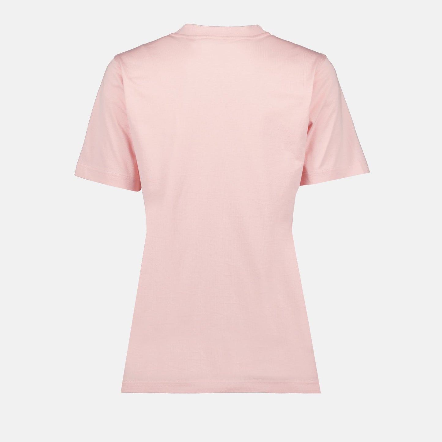 Burberry women's t-shirt, luxury logo t-shirt, pink designer t-shirt, high-end women's fashion, Burberry clothing