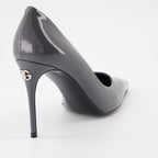 Dolce & Gabbana, shiny leather pumps, luxury women's shoes, elegant footwear, high-end fashion