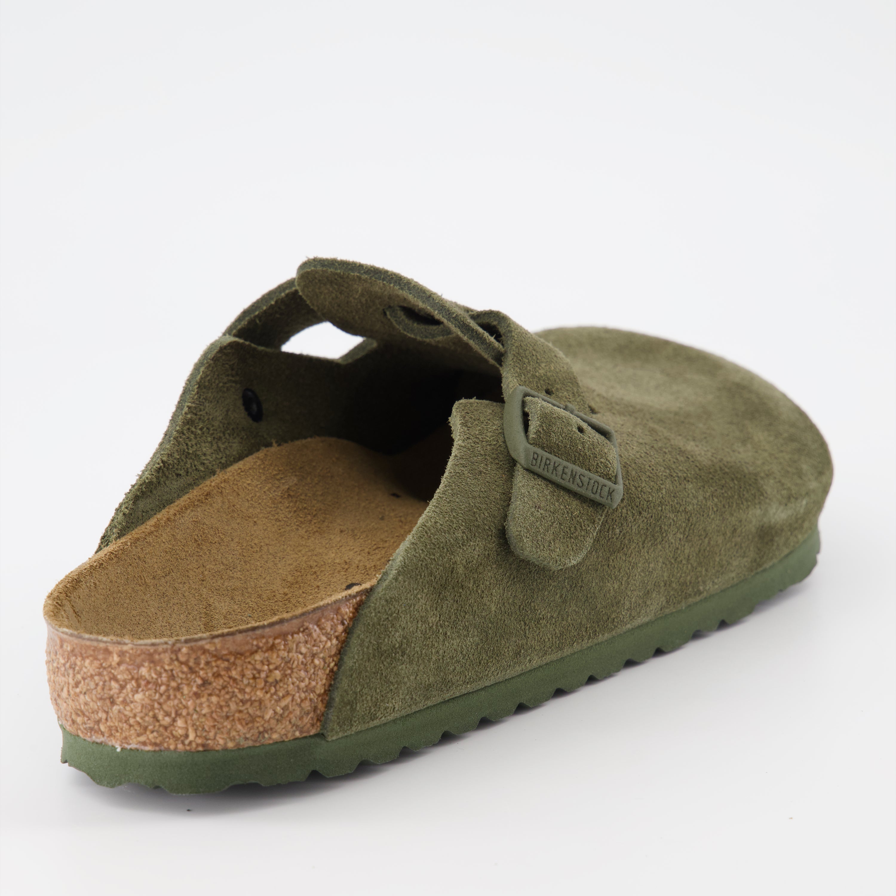 Birkenstock clogs, Boston clogs, adjustable shoes, velour footwear, comfort slip-ons