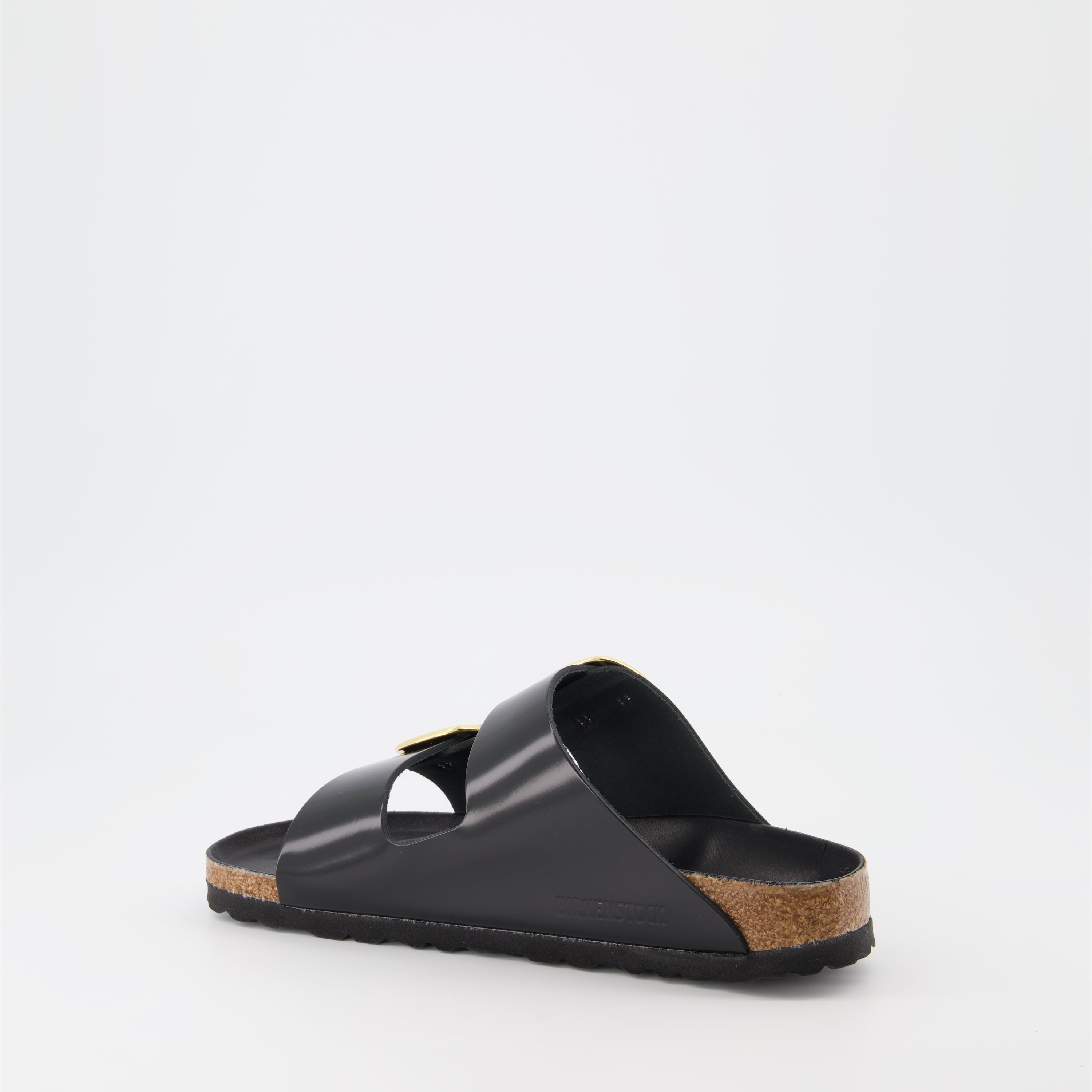 アリゾナ ビッグバックル グロッシーレザー サンダル - Birkenstock 