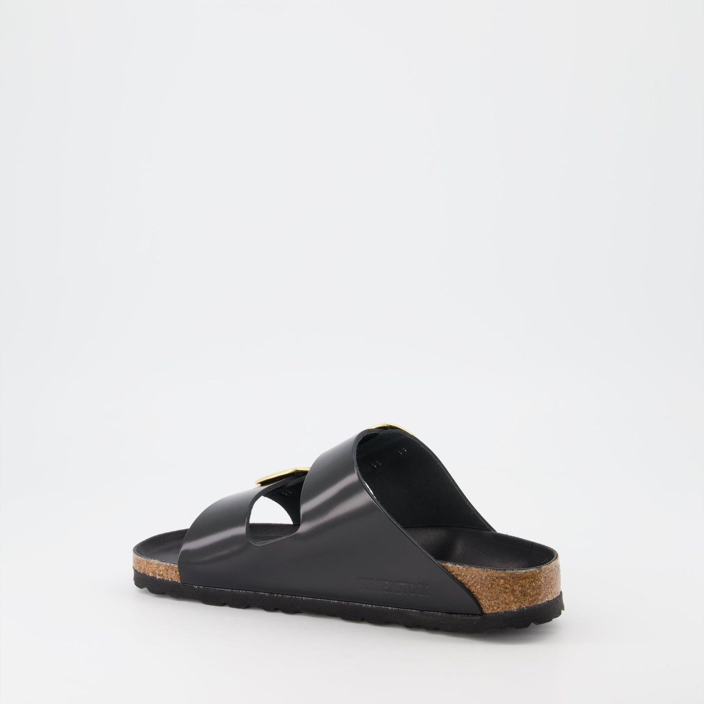 Birkenstock sandals, glossy leather sandals, Arizona Big Buckle, luxury footwear, stylish comfort